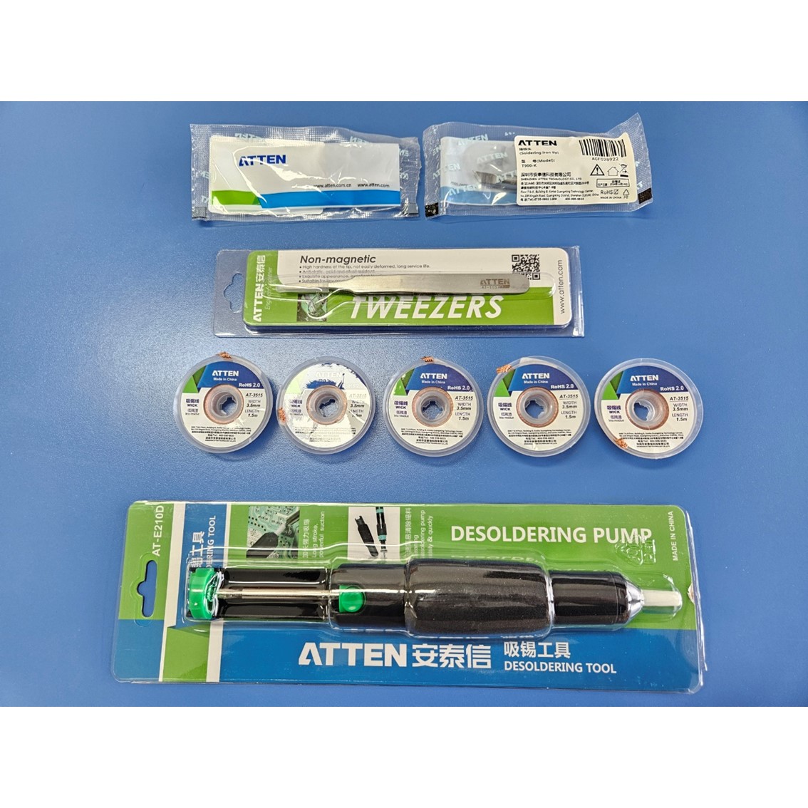 ATTEN ST-80 80W 고급형 무연 인두기, 납땜스테이션 [KC인증]