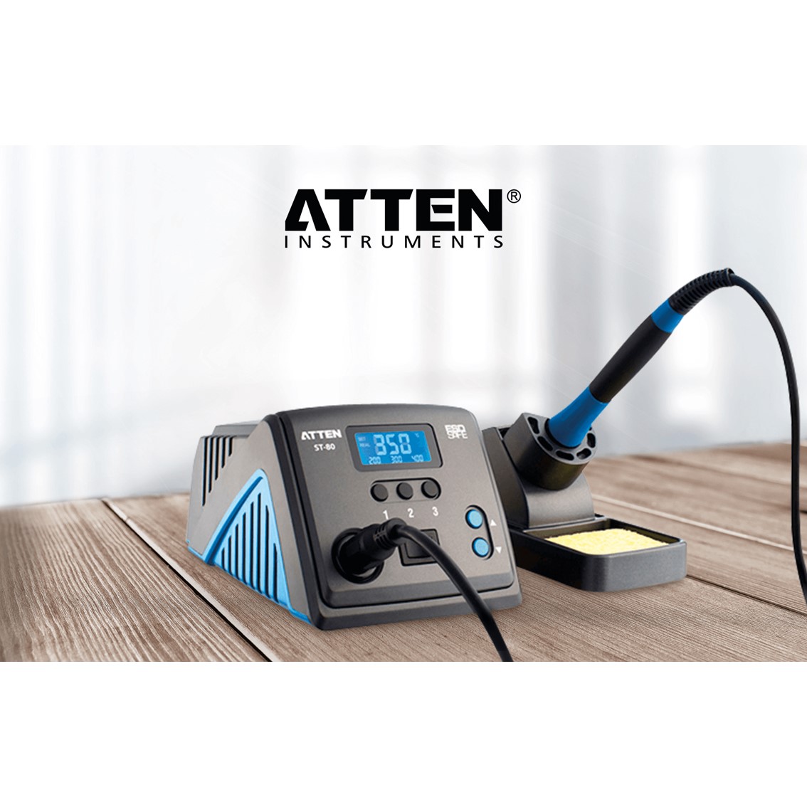 ATTEN ST-80 80W 고급형 무연 인두기, 납땜스테이션 [KC인증]