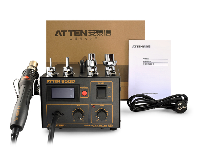 ATTEN AT850D 550W 열풍기 스테이션