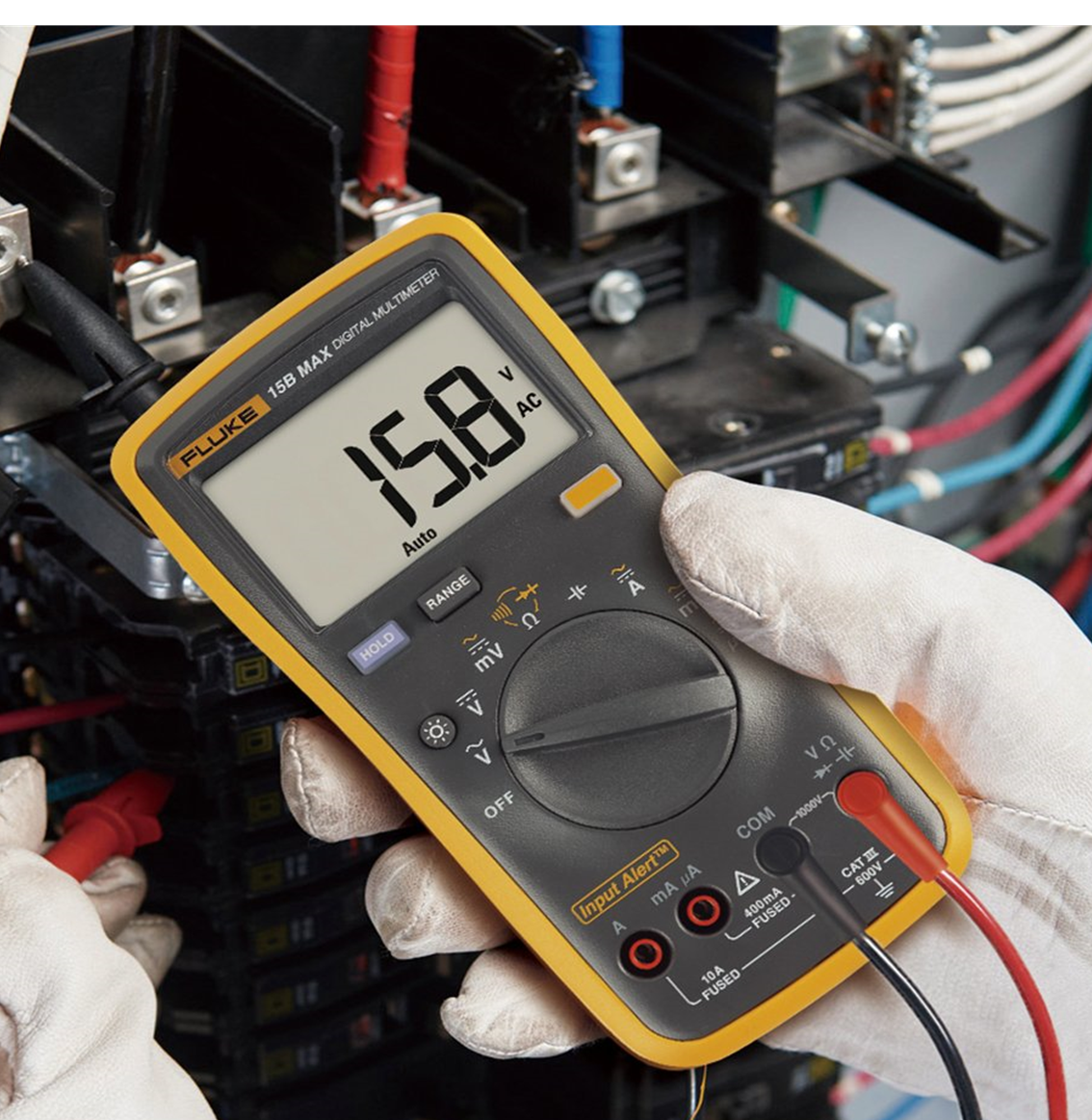 FLUKE 15B MAX KIT 정품 15B 멀티미터, 테스터기 (4MM & 1MM)