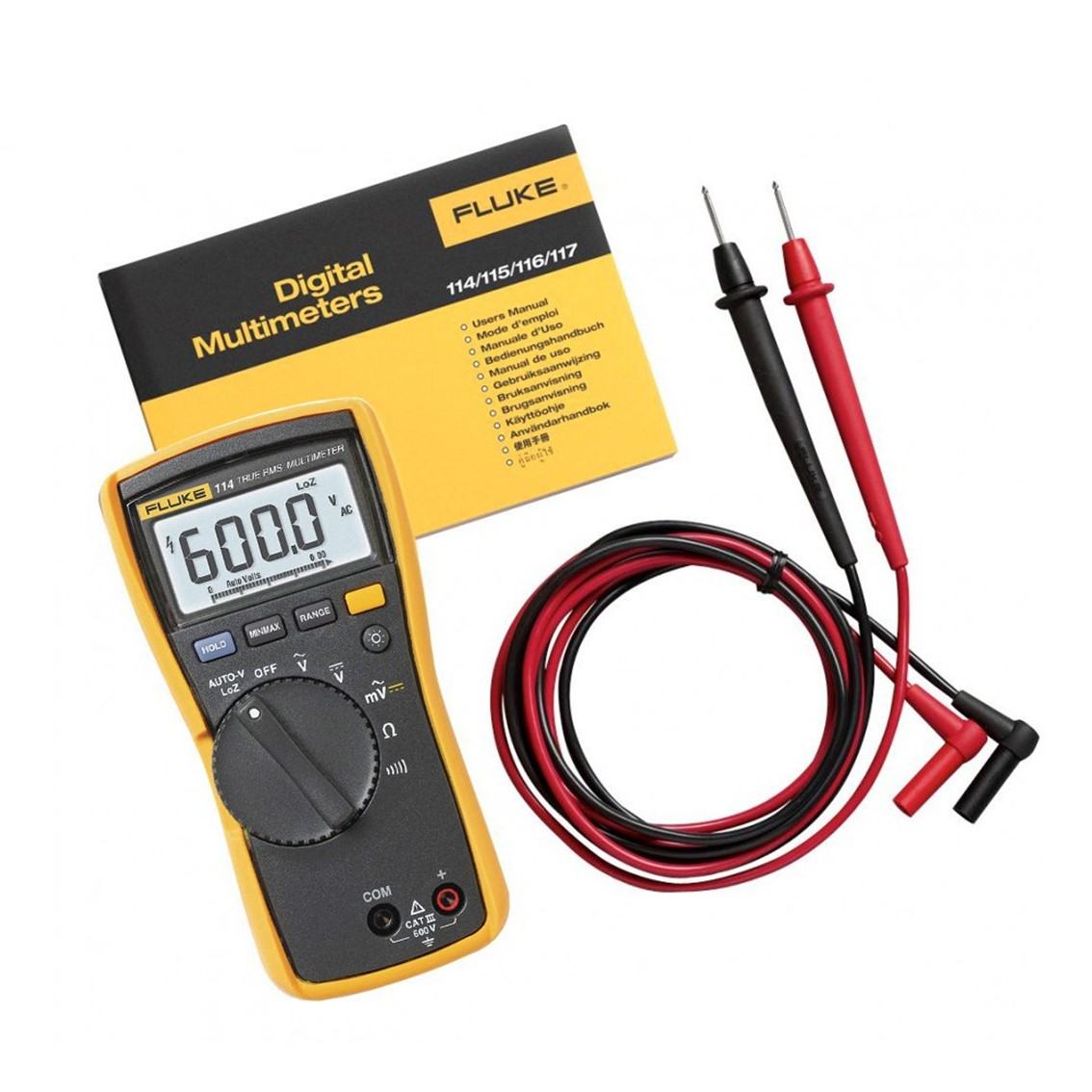 FLUKE 114 디지탈 멀티미터, 디지탈 테스터, True-RMS DMM 정품 플루크 114