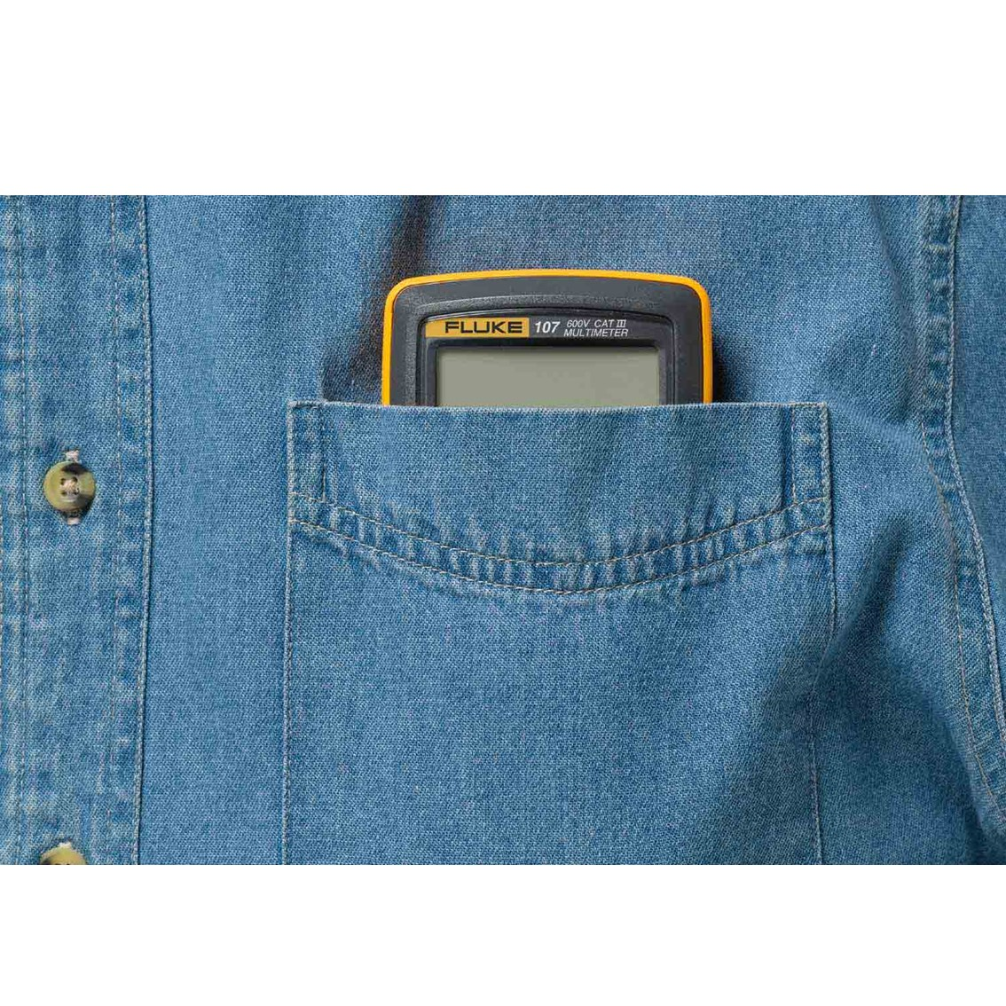 FLUKE 107 ESP 손바닥 포켓 테스터기, 멀티미터 플루크 107