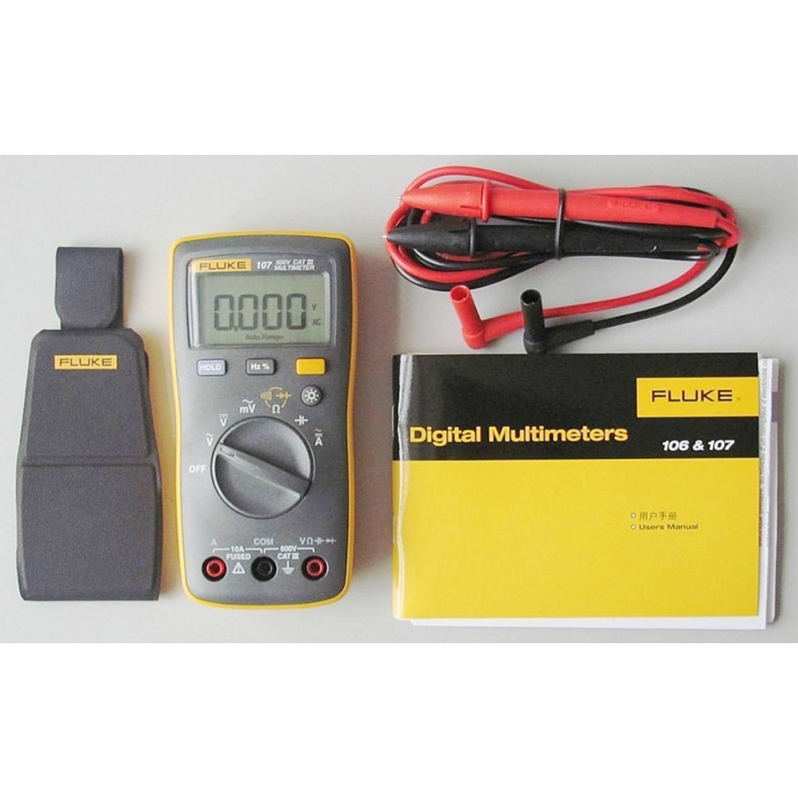 FLUKE 107 ESP 손바닥 포켓 테스터기, 멀티미터 플루크 107