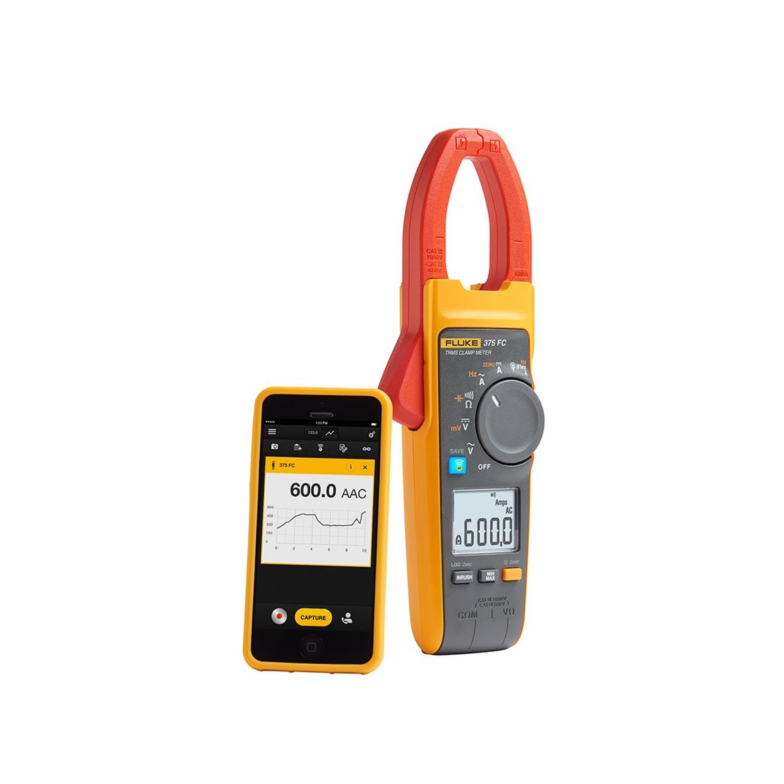 FLUKE 375 FC 클램프미터 600A AC/DC 클램프메타