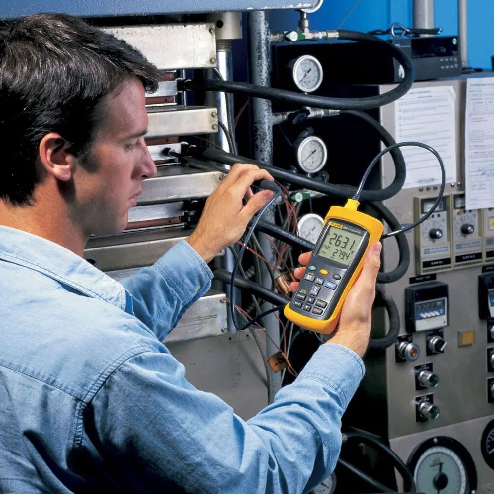 FLUKE 54-2 B 60Hz 정품 54 II 온도미터, 접촉식 온도계, 디지털 온도계 (2채널)