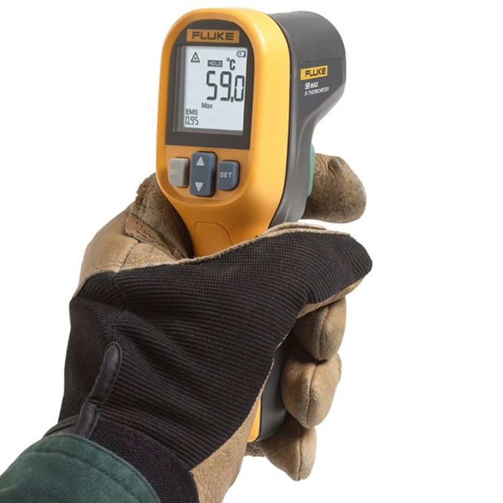 FLUKE 59 ESP 비접촉 디지털온도계, 가정용,산업용,고기,오븐 적외선 레이저 온도계 (-30~350)