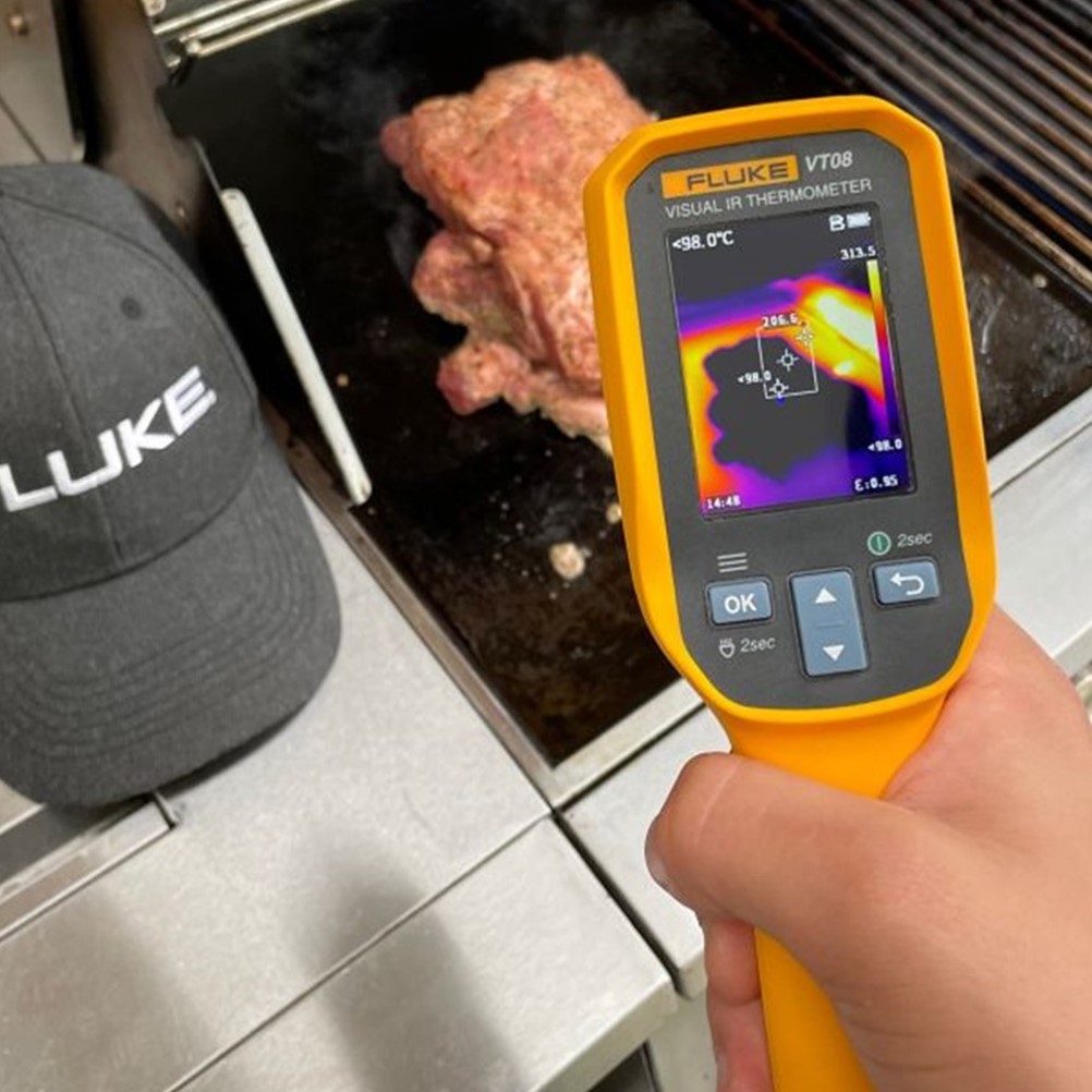 FLUKE VT08 열화상카메라, 적외선 온도계 ( 해상도 120X90, -20~400 )