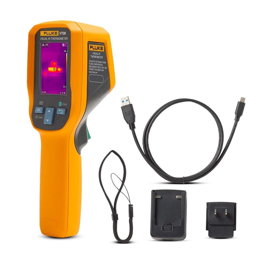 FLUKE VT08 열화상카메라, 적외선 온도계 ( 해상도 120X90, -20~400 )