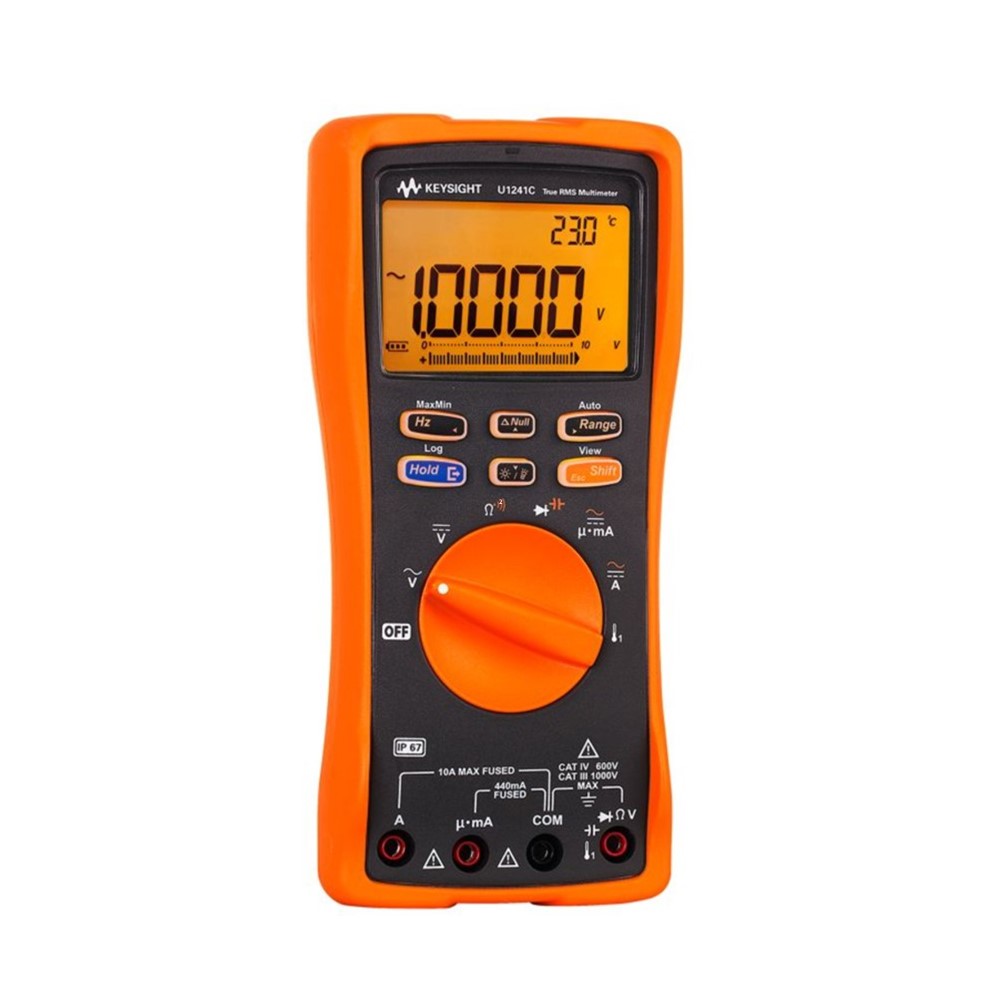 KEYSIGHT U1241C  4디지트 핸드형 디지털 멀티미터, 방수방진 IP67 U1241C