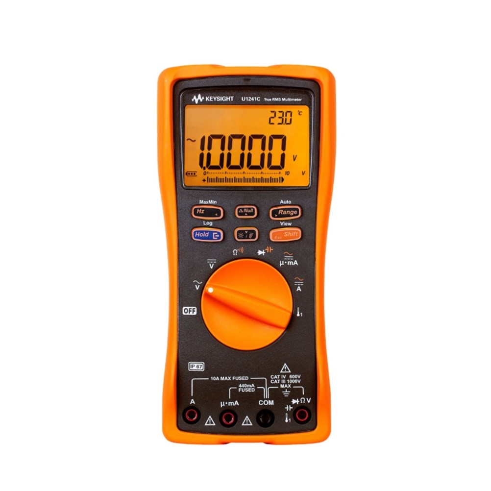 KEYSIGHT U1241C  4디지트 핸드형 디지털 멀티미터, 방수방진 IP67 U1241C