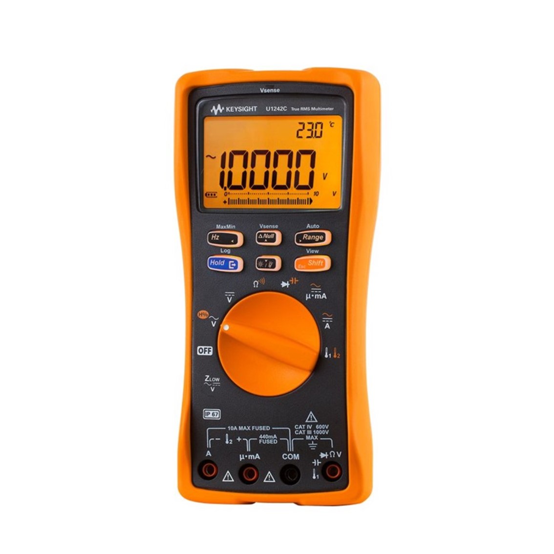 KEYSIGHT U1242C 4디지트 핸드형 디지털 멀티미터, 방수,방진 IP67