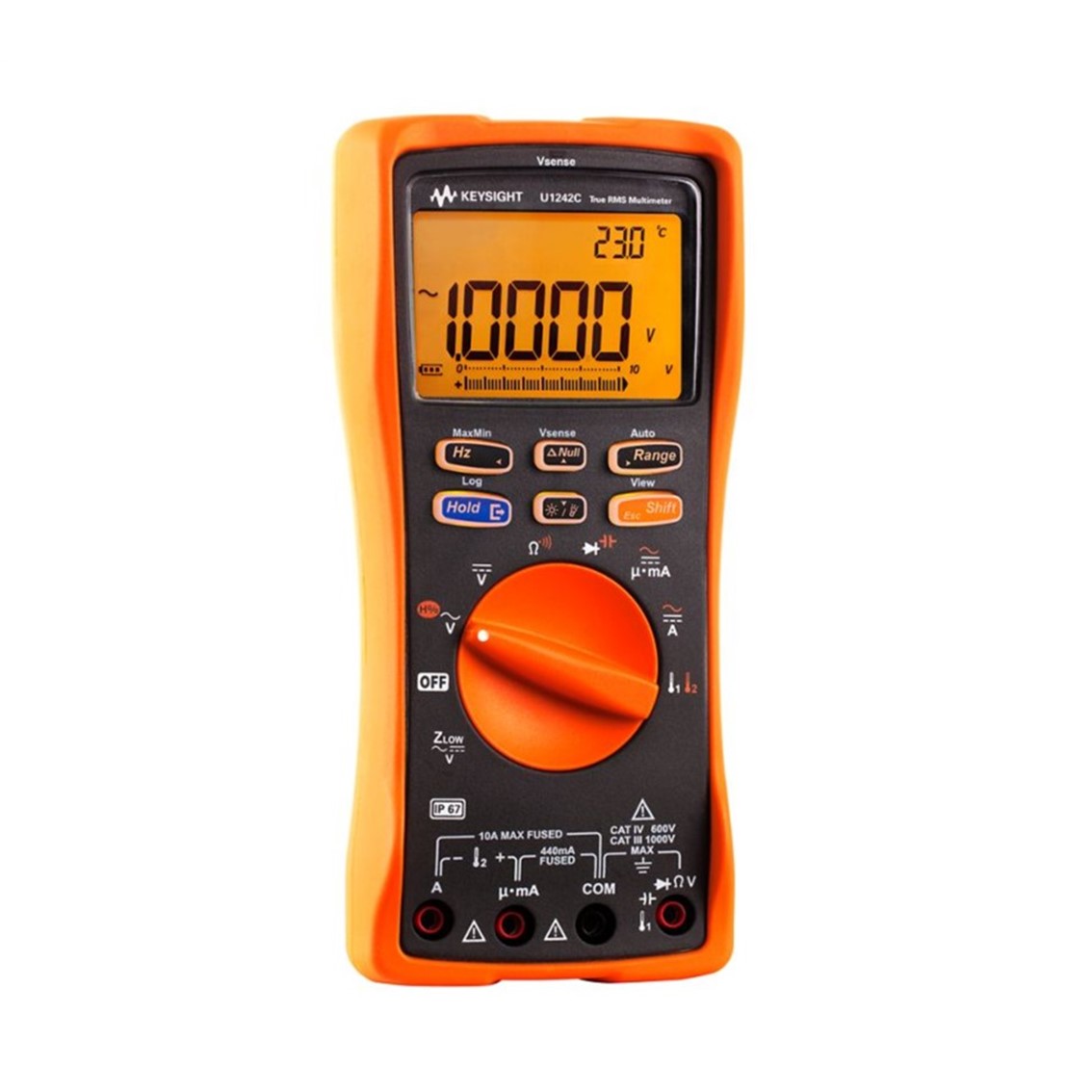 KEYSIGHT U1242C 4디지트 핸드형 디지털 멀티미터, 방수,방진 IP67