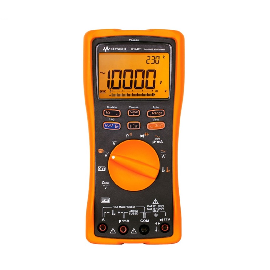 KEYSIGHT U1242C 4디지트 핸드형 디지털 멀티미터, 방수,방진 IP67