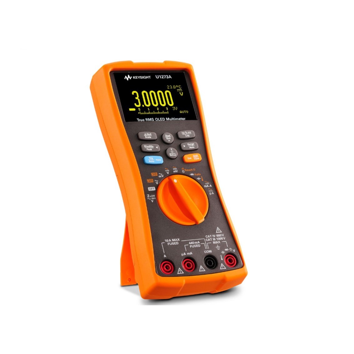 KEYSIGHT U1273A 4.5디지트 핸드형 디지털 멀티미터( OLED 방수,방진 IP54 )