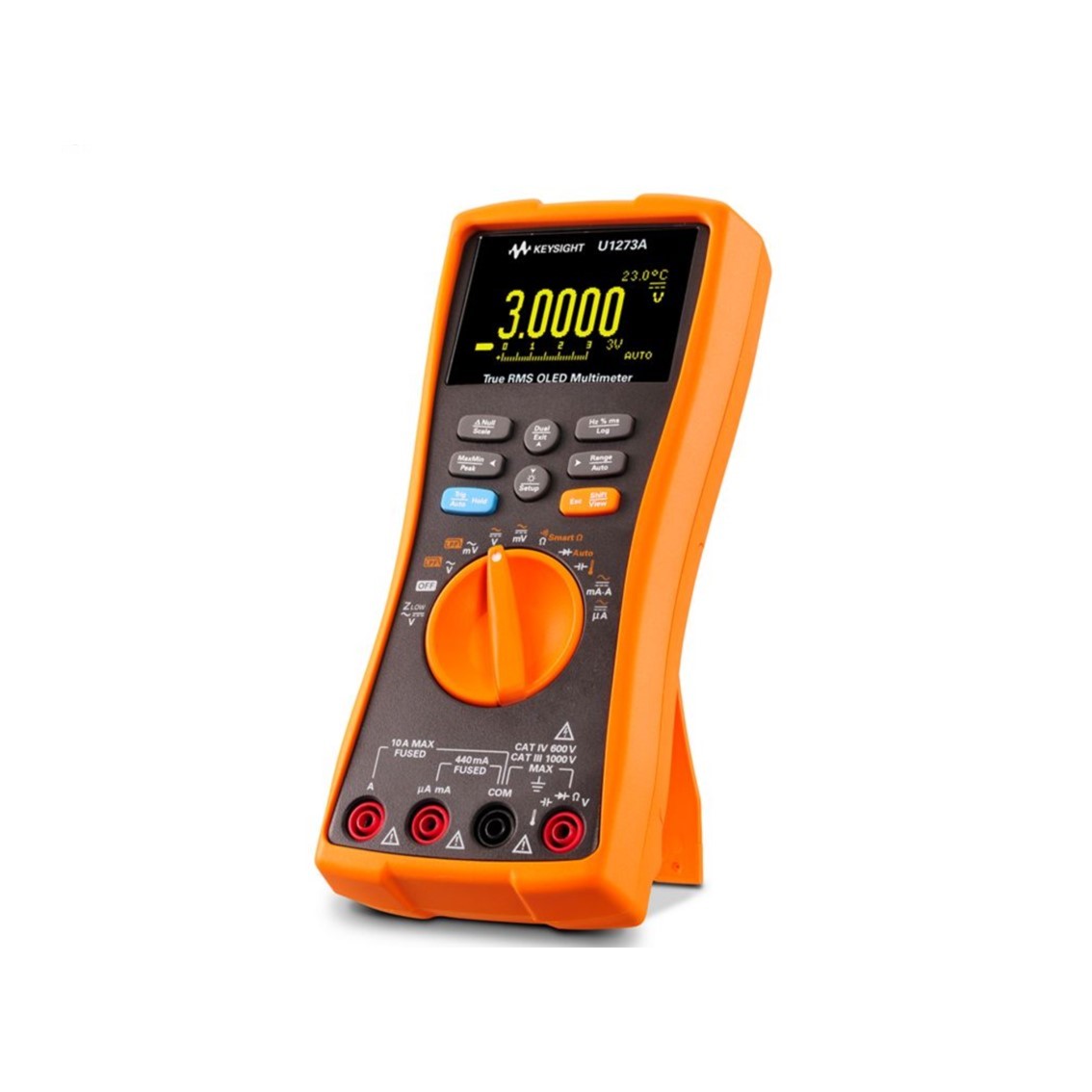 KEYSIGHT U1273A 4.5디지트 핸드형 디지털 멀티미터( OLED 방수,방진 IP54 )
