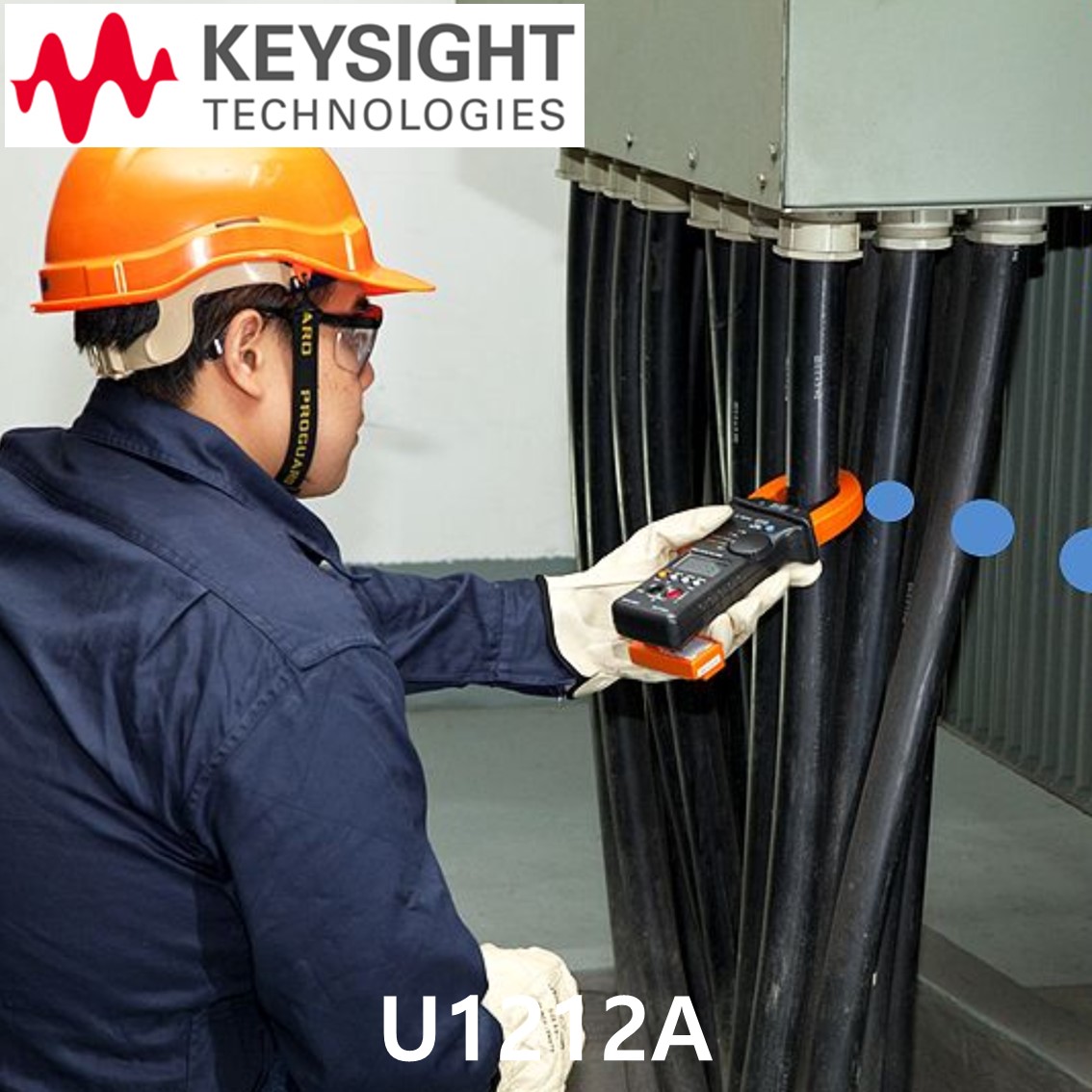 KEYSIGHT U1212A 휴대용 클램프미터 AC/DC 1000A 3.5디지트