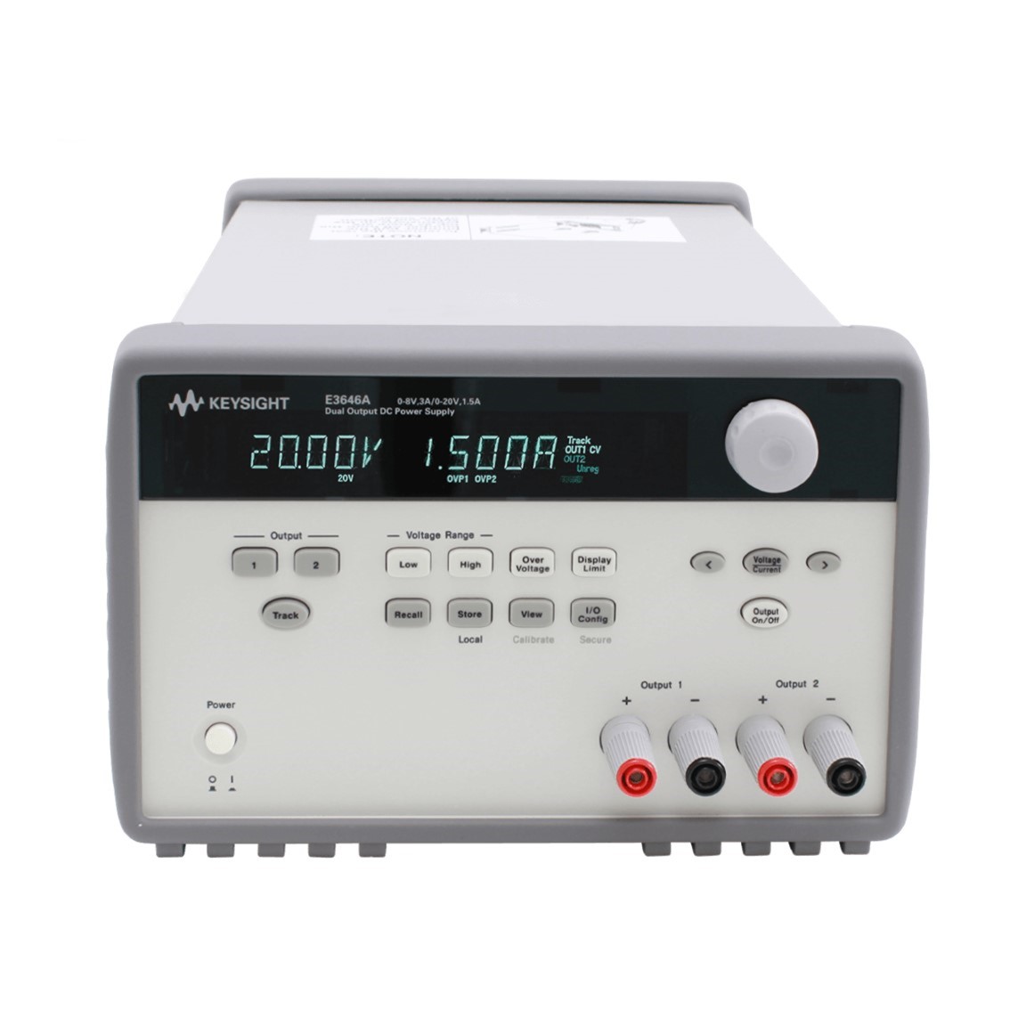 KEYSIGHT E3646A DC파워서플라이 60W, 8V/3Ax1CH, 20V/1.5Ax2CH DC전원공급기