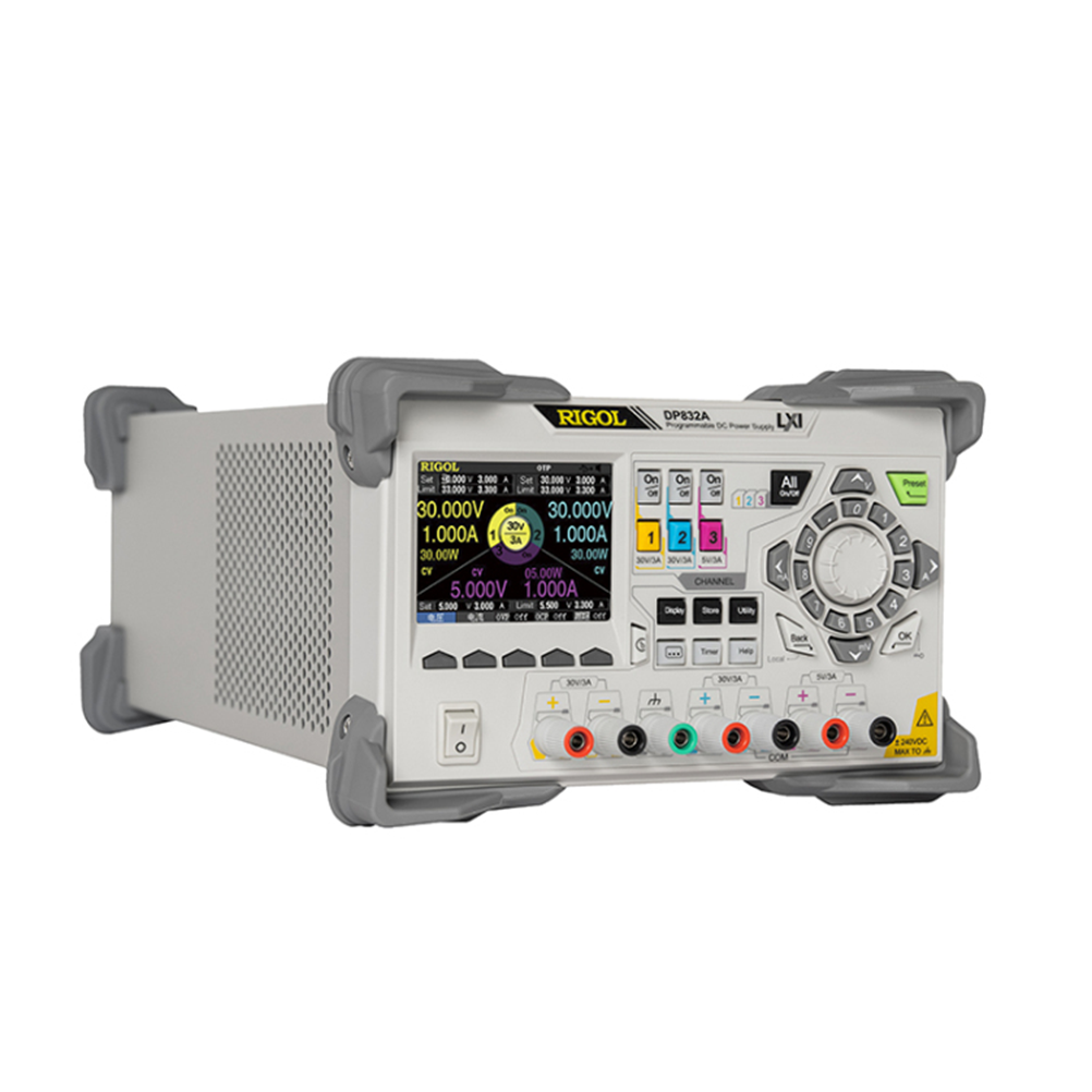 RIGOL DP832A 3채널 30V,3A x 2채널, 5V,3A x 1채널, 195W DC전원공급기 DC파워서플라이