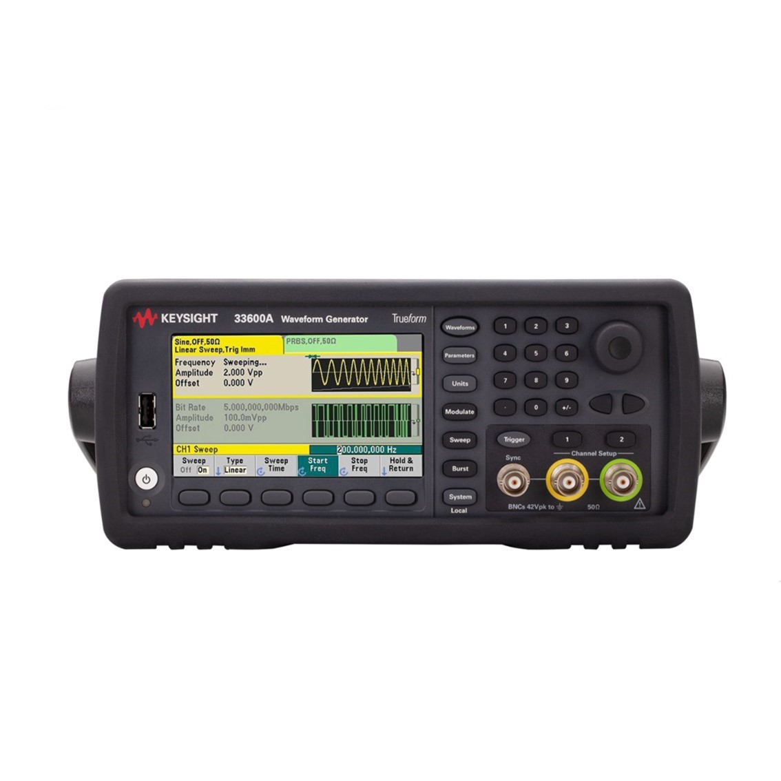 KEYSIGHT 33622A 임의파형발생기 120MHz, 2CH, 임의함수발생기