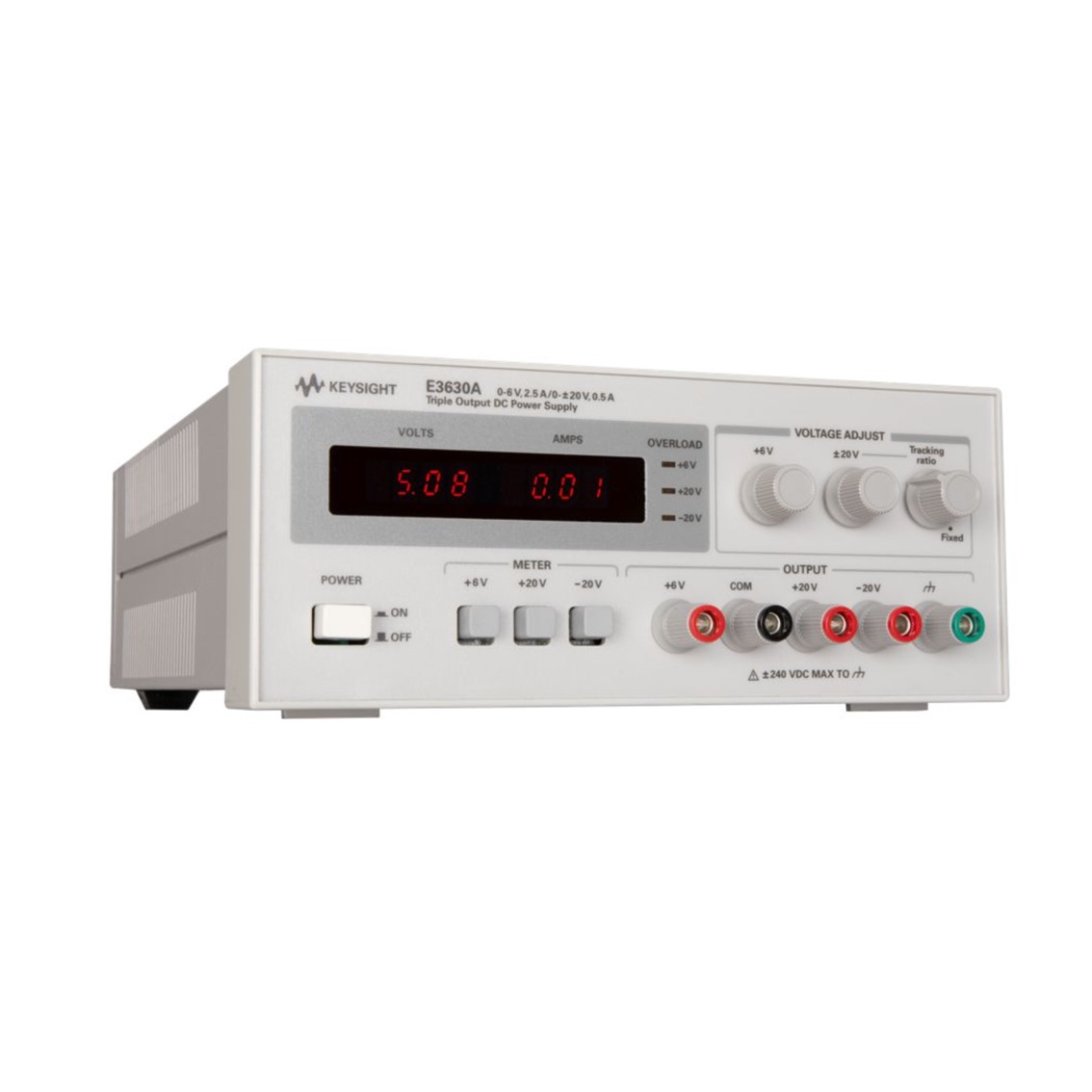 KEYSIGHT E3630A DC파워서플라이 35W, 6V/2.5Ax1CH, 20V/0.5Ax1CH, -20V/0.5Ax1CH DC전원공급기