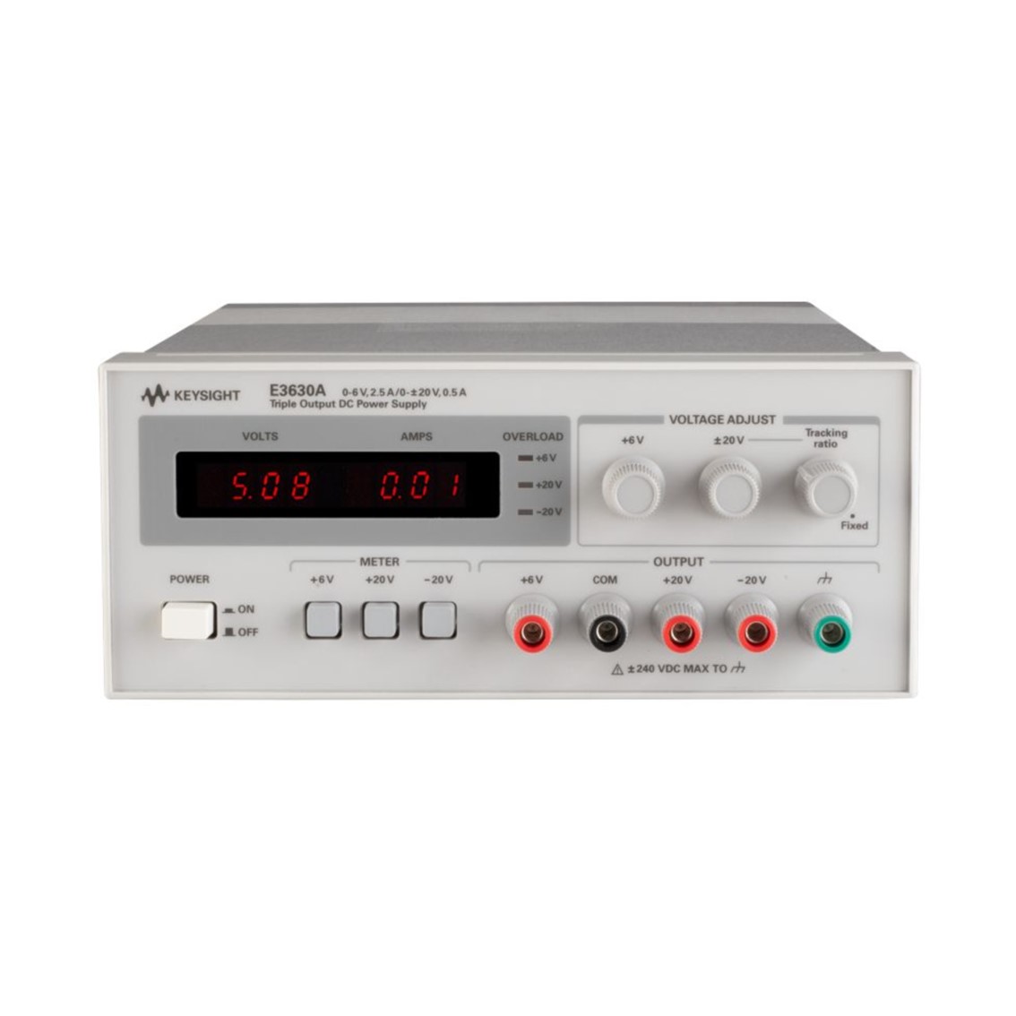 KEYSIGHT E3630A DC파워서플라이 35W, 6V/2.5Ax1CH, 20V/0.5Ax1CH, -20V/0.5Ax1CH DC전원공급기