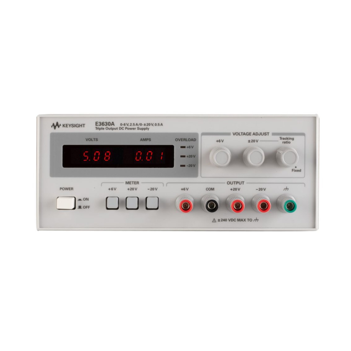 KEYSIGHT E3630A DC파워서플라이 35W, 6V/2.5Ax1CH, 20V/0.5Ax1CH, -20V/0.5Ax1CH DC전원공급기