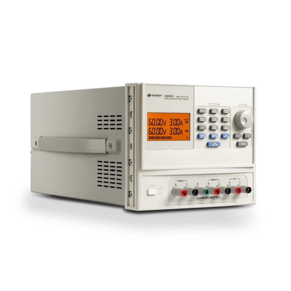 KEYSIGHT U8032A 키사이트 DC파워서플라이 375W 60V, 3A, 2CH, 5V, 3A, 1CH, DC전원공급기
