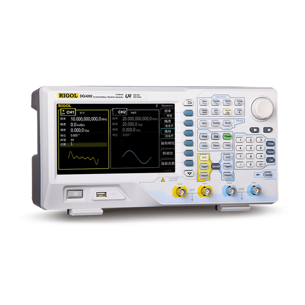 RIGOL DG4162 2채널, 160MHz, 500MSa/s 임의파형발생기, 임의함수발생기 [단종] 대체품 : DG922 Pro