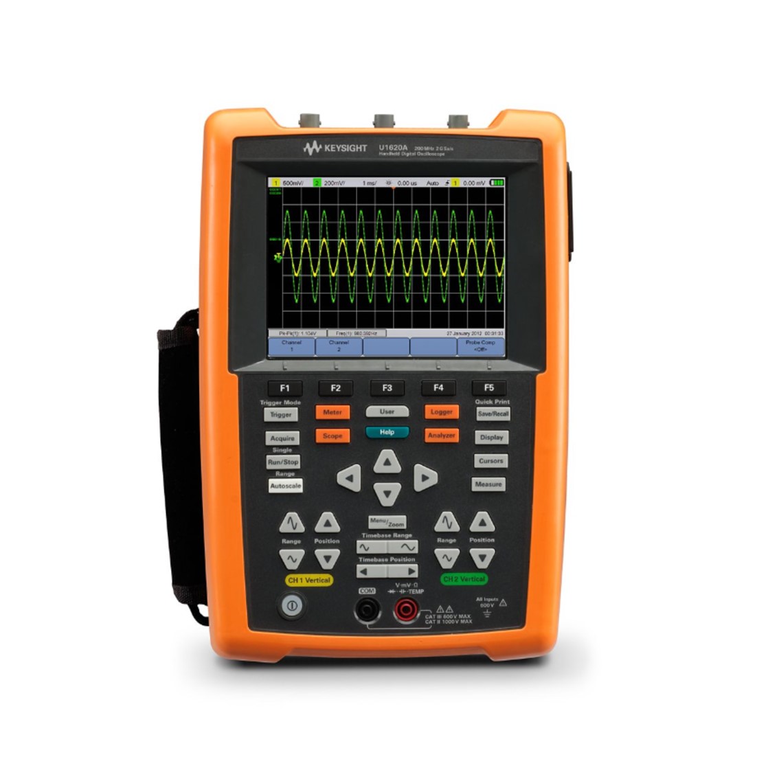 KEYSIGHT U1620A 200MHz 휴대용 오실로스코프