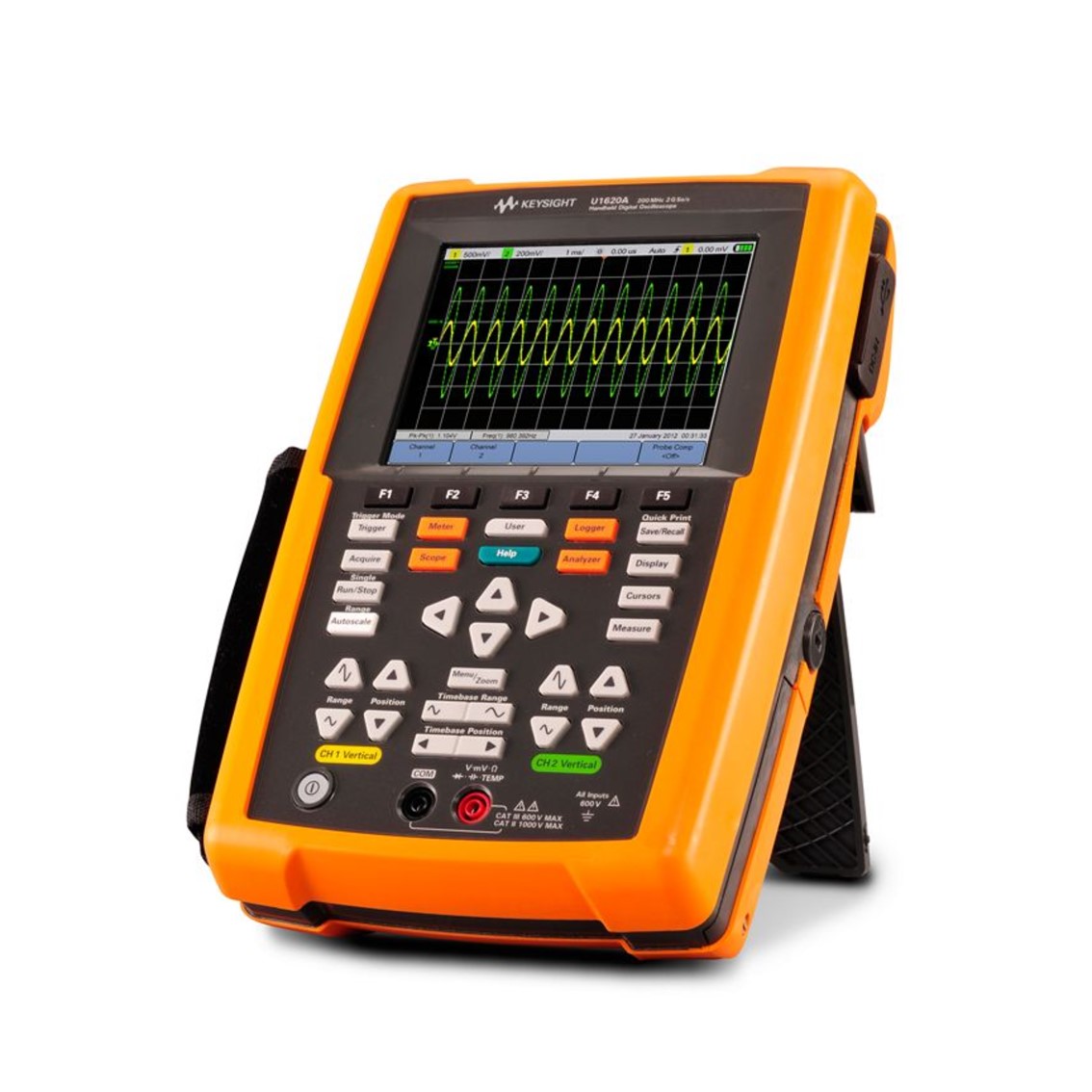 KEYSIGHT U1620A 200MHz 휴대용 오실로스코프