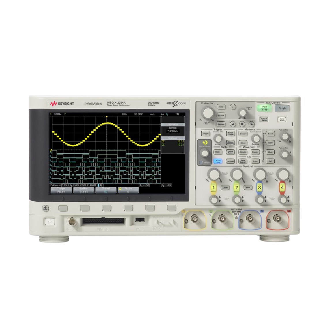 KEYSIGHT DSOX2014A 오실로스코프 4채널/100MHz