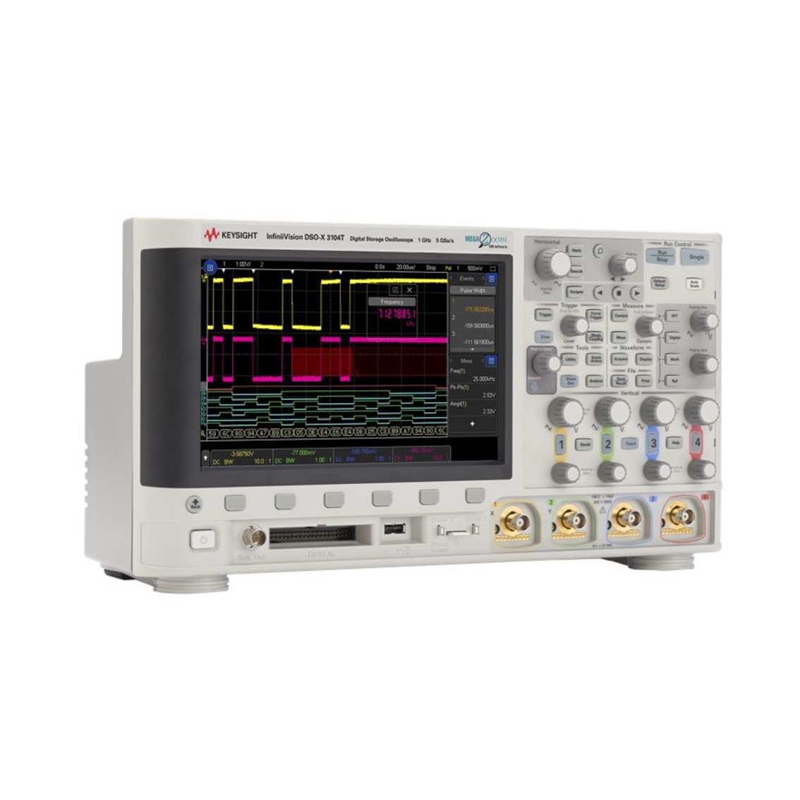 KEYSIGHT DSOX3104T 4채널/1GHz 디지털 오실로스코프
