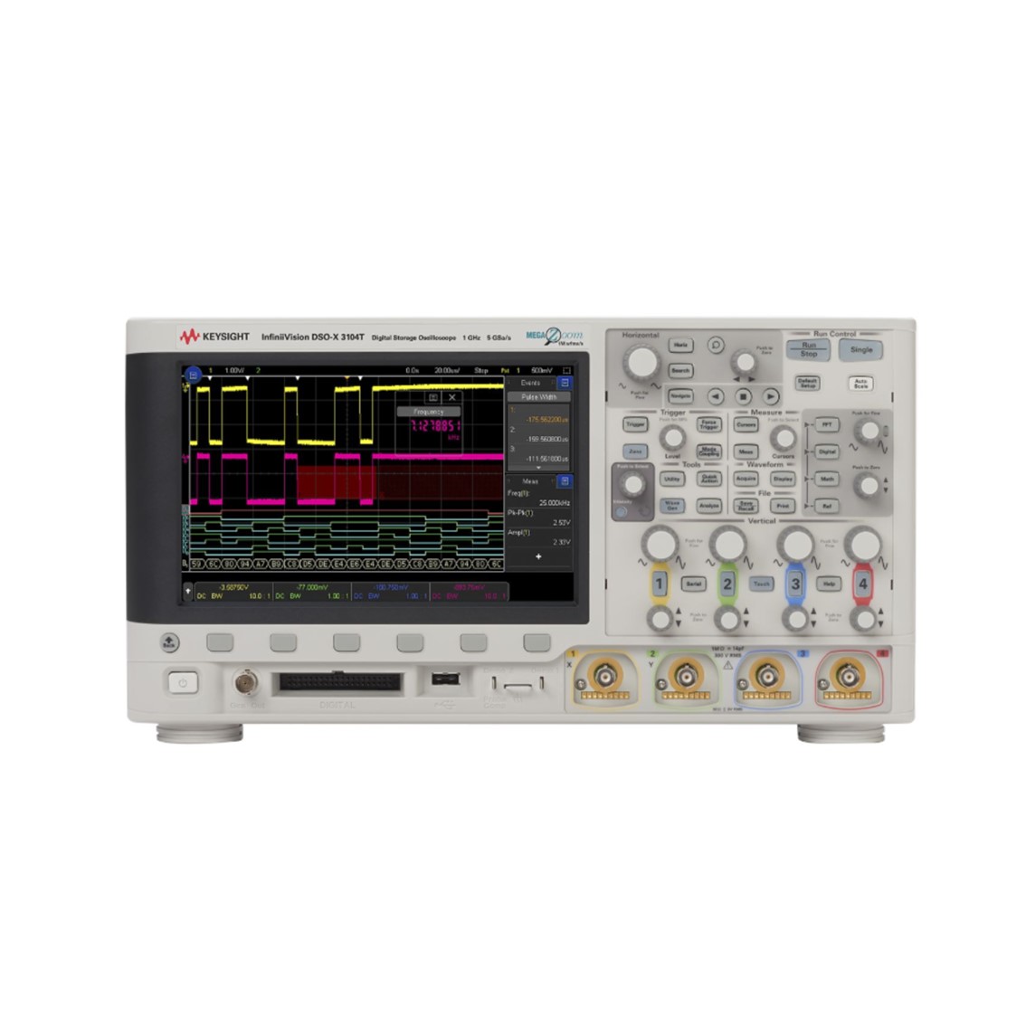 KEYSIGHT DSOX3104T 4채널/1GHz 디지털 오실로스코프