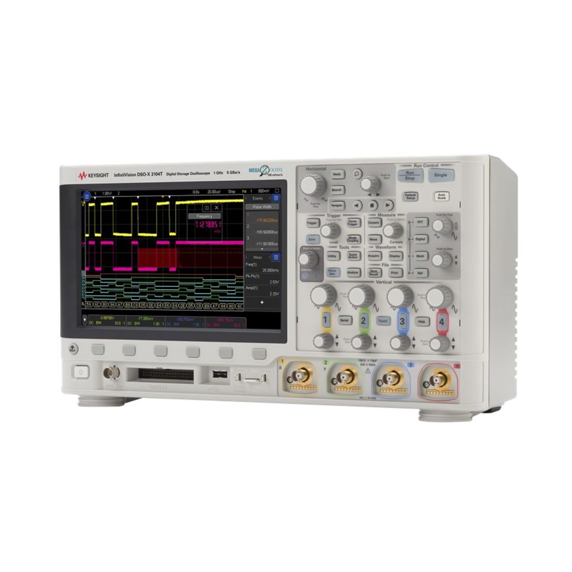 KEYSIGHT DSOX3104T 4채널/1GHz 디지털 오실로스코프