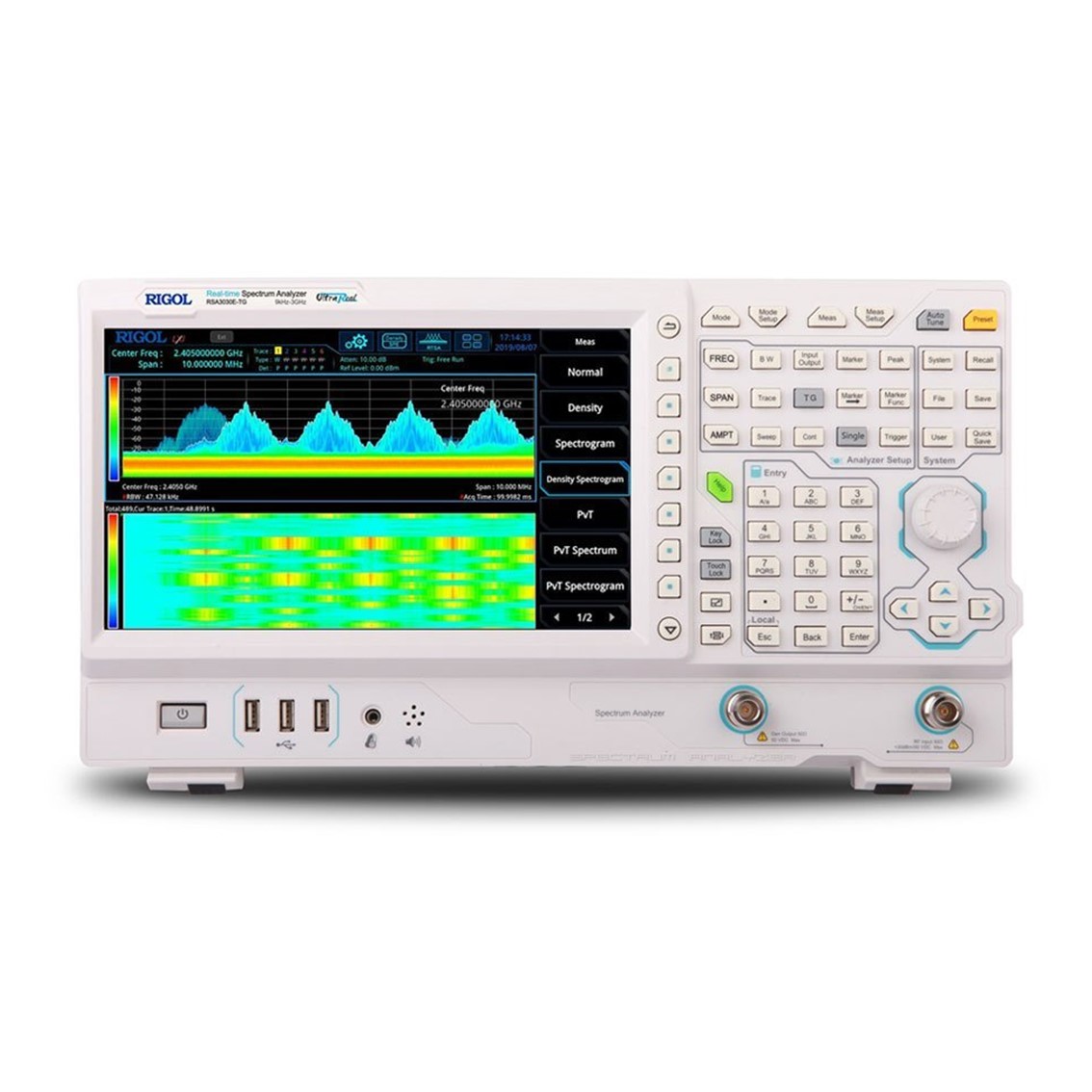 RIGOL DSA875 9kHz ~ 7.5GHz, -98 dBc/Hz, 10Hz 스펙트럼 아날라이저