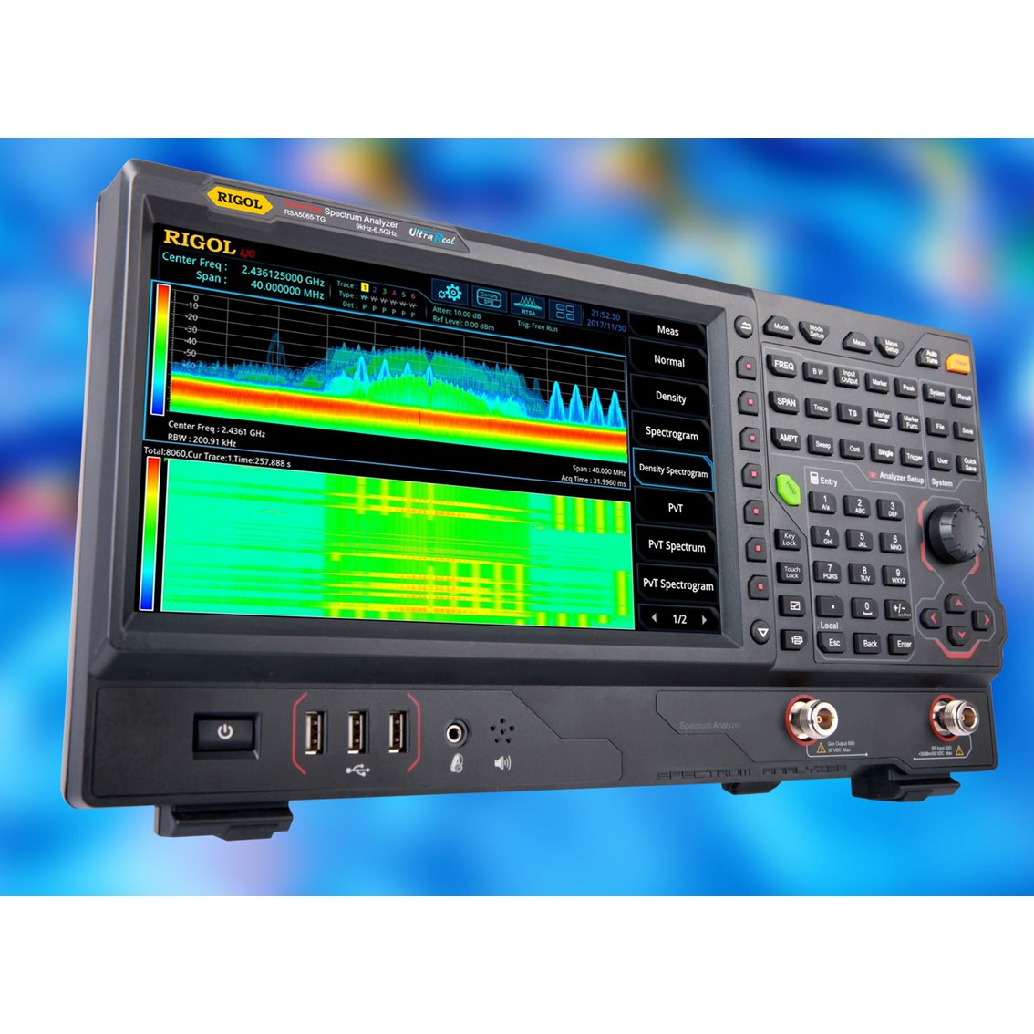 RIGOL RSA5032N 9kHz-3.2GHz, -108dBc/Hz, RBW 1Hz, with VNA Model 스펙트럼 아날라이저
