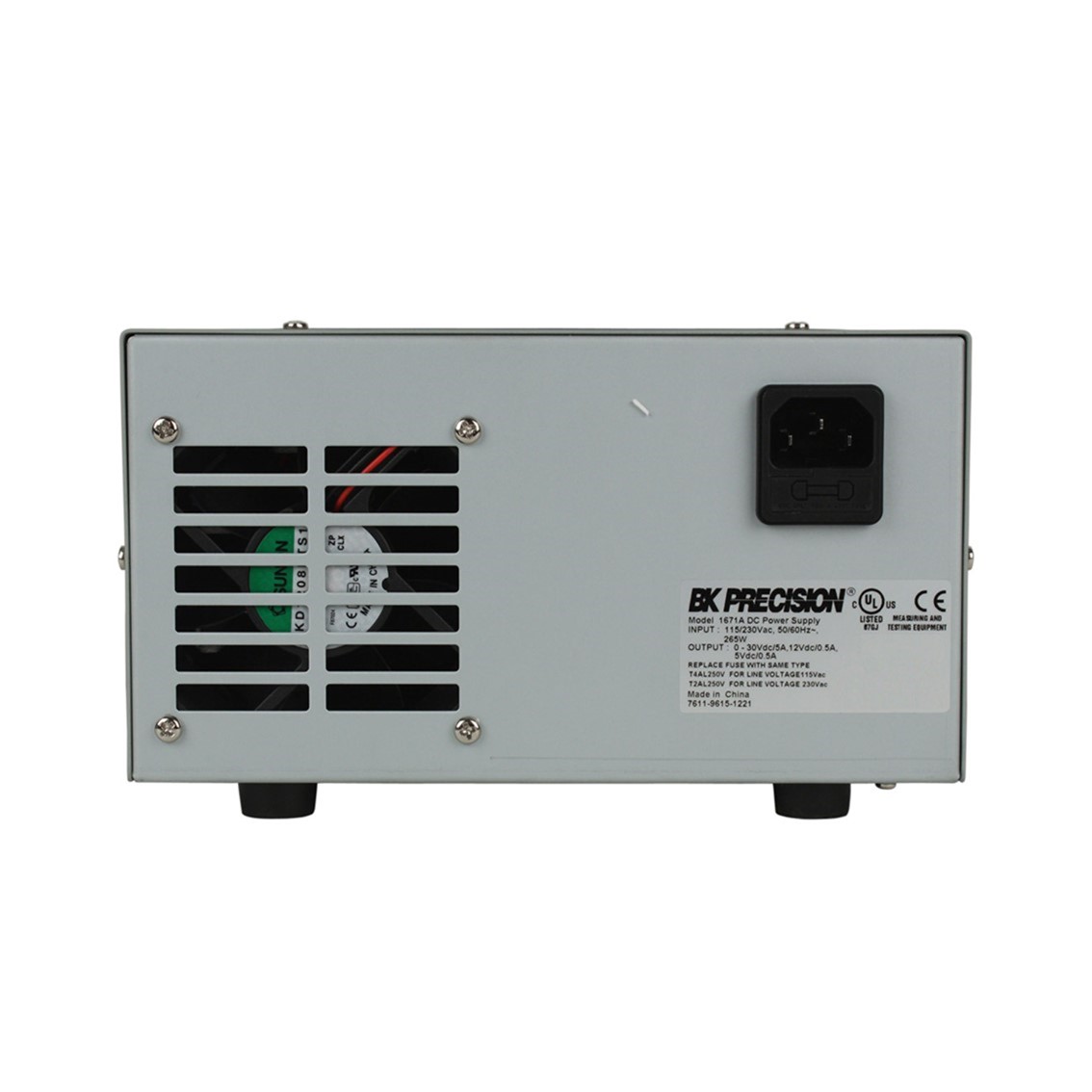 BK PRECISION 1670A 3채널 DC파워서플라이 30V/3A(가변), 12V/0.5A(고정), 5V/0.5V(고정)