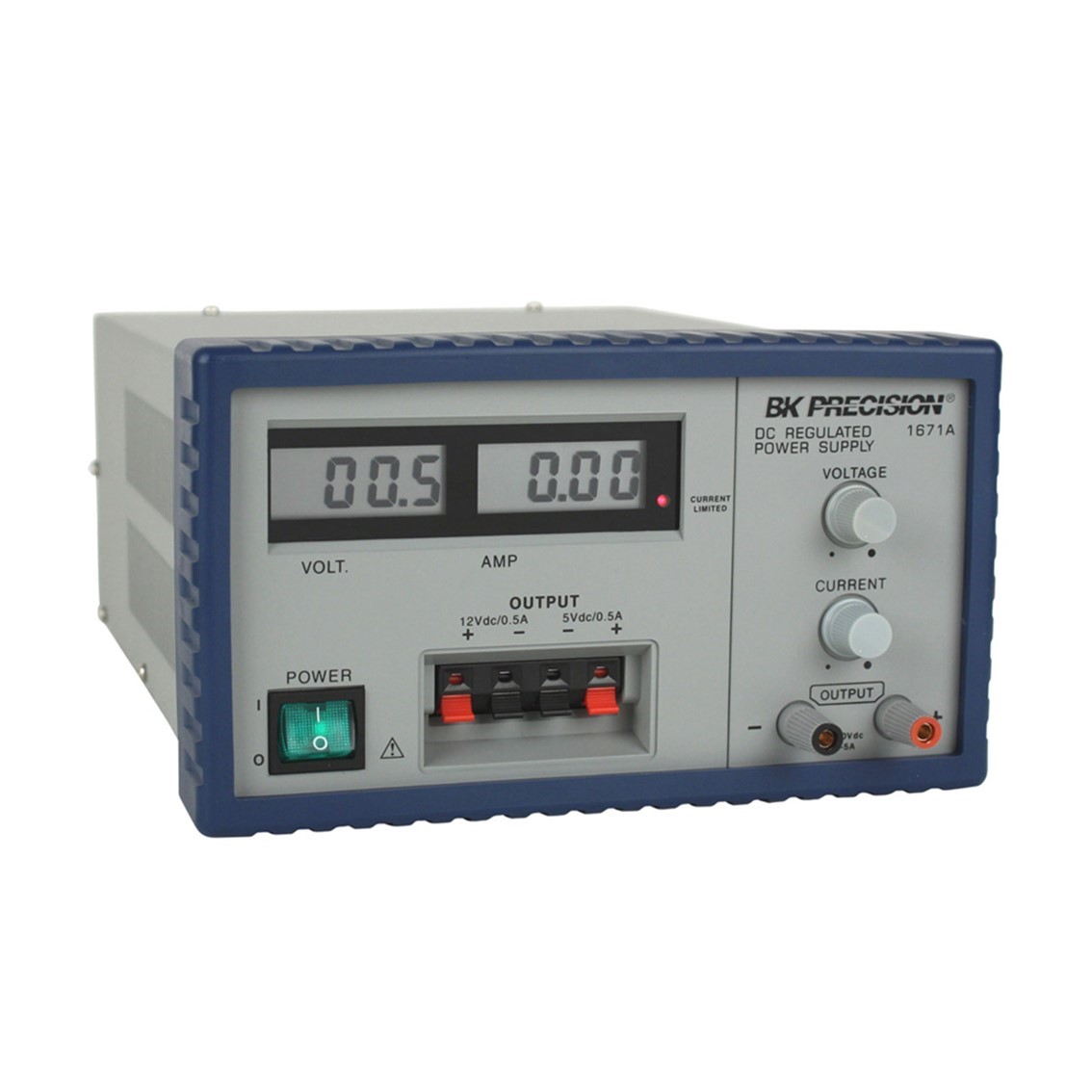 BK PRECISION 1671A 3채널 DC파워서플라이 30V/5A(가변), 12V/0.5A(고정), 5V/0.5A(고정)