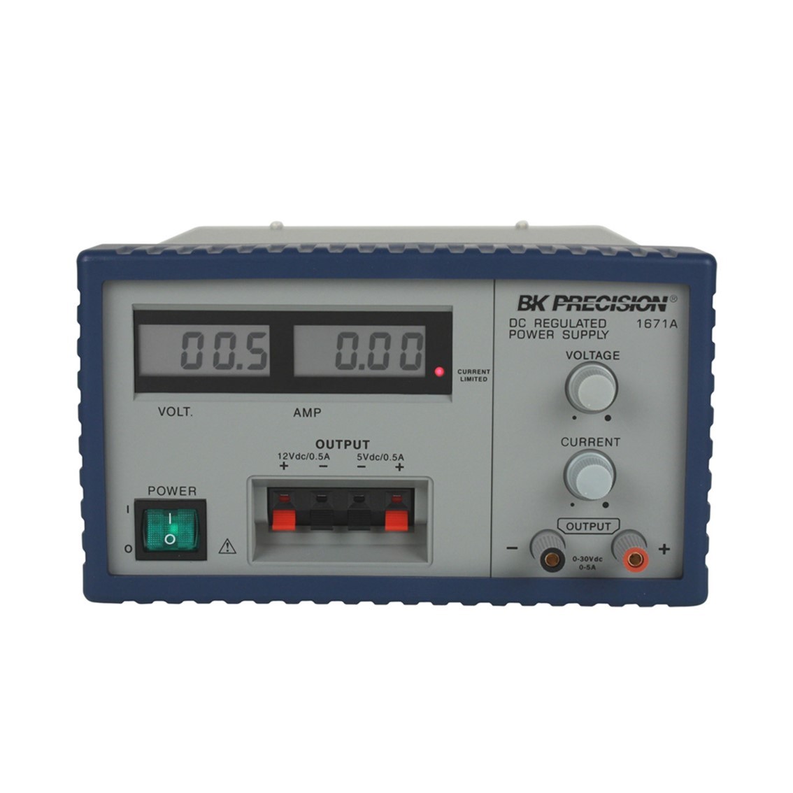 BK PRECISION 1671A 3채널 DC파워서플라이 30V/5A(가변), 12V/0.5A(고정), 5V/0.5A(고정)