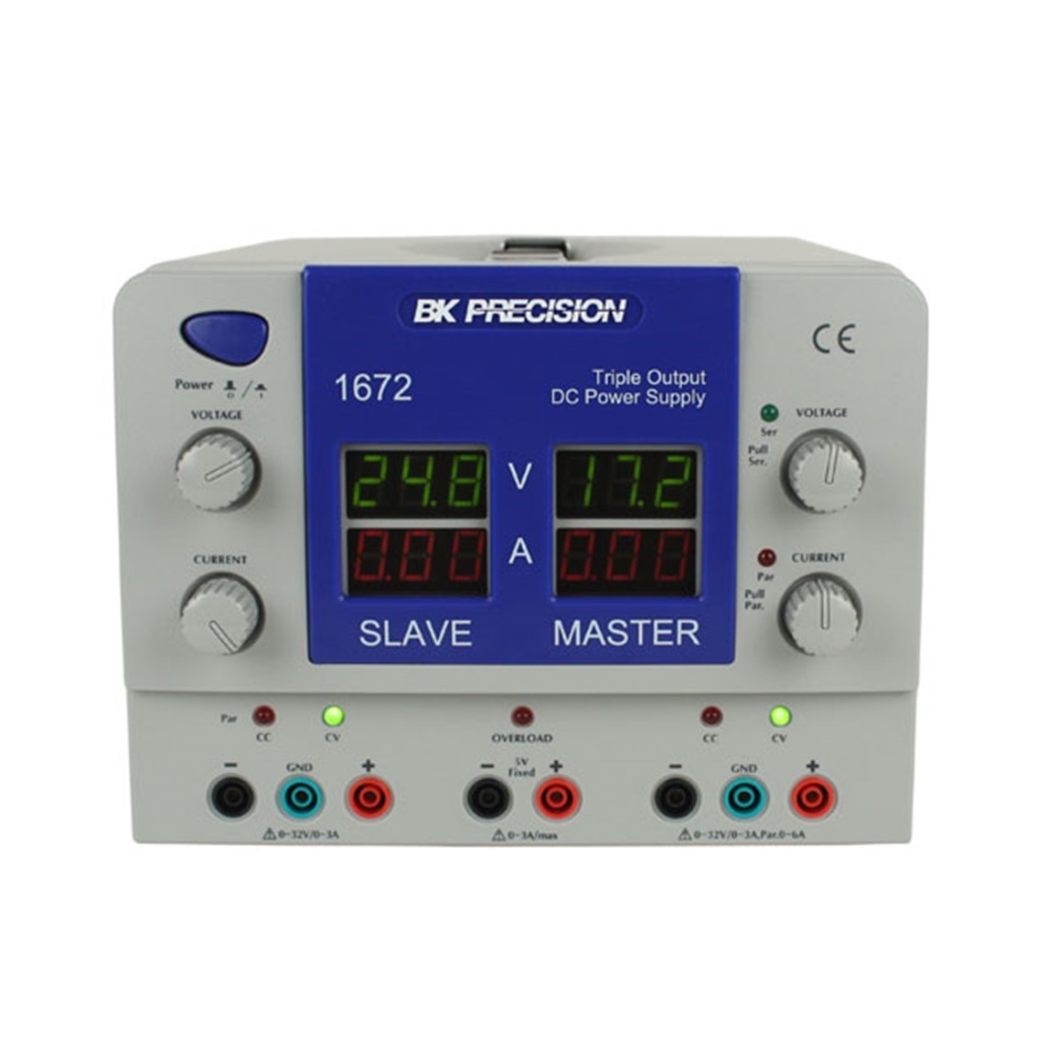 BK PRECISION 1672 3채널 DC파워서플라이 32V/3A x 2채널(가변), 5V/1A x 1채널(고정)