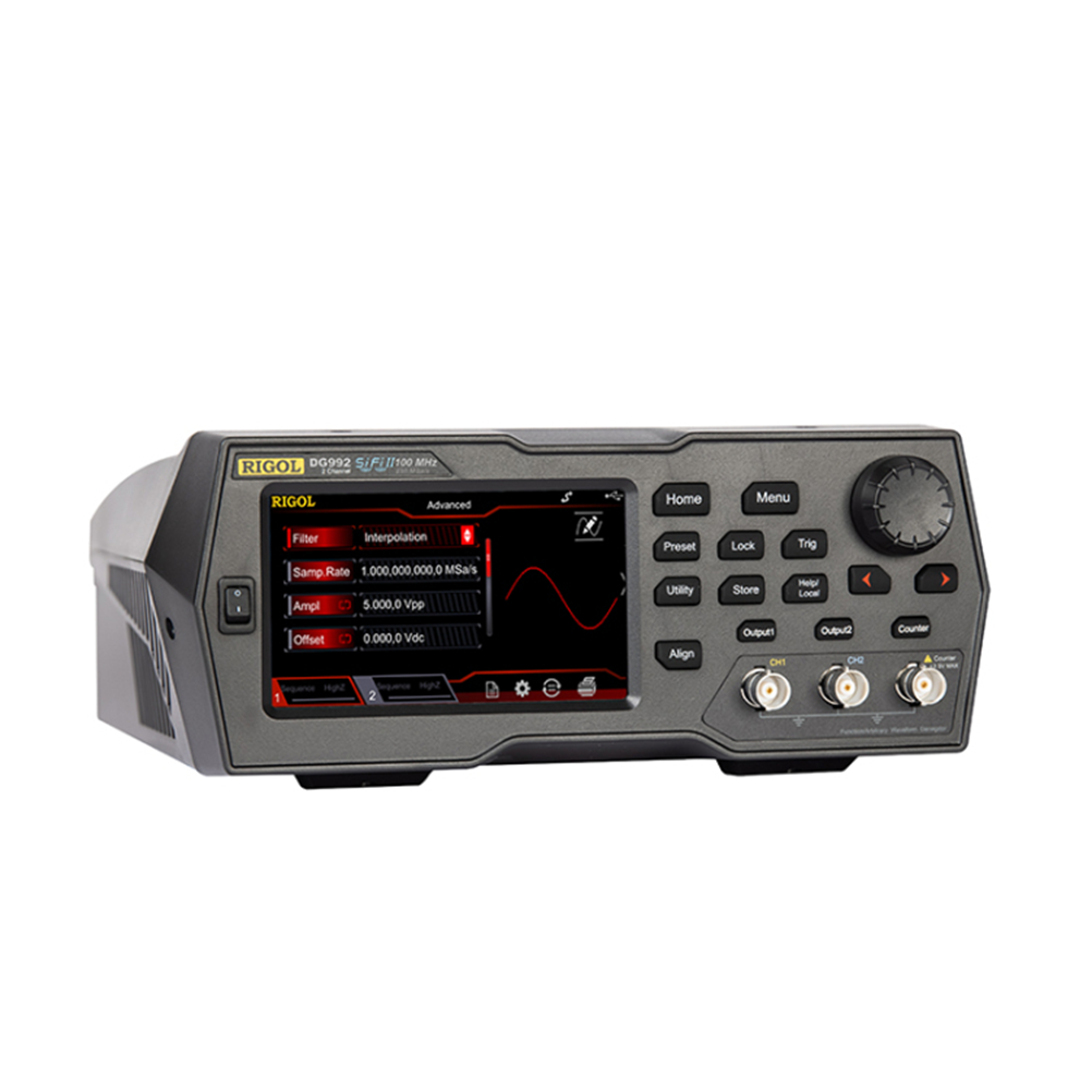 RIGOL DG992 2채널, 100MHz, 250MSa/s 임의파형발생기 [단종] 대체품 : DG912 Pro