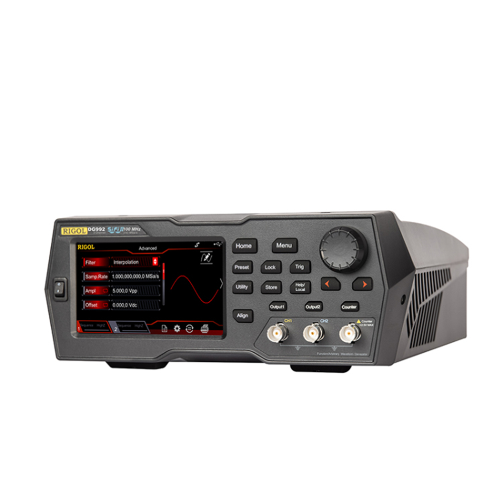 RIGOL DG992 2채널, 100MHz, 250MSa/s 임의파형발생기 [단종] 대체품 : DG912 Pro