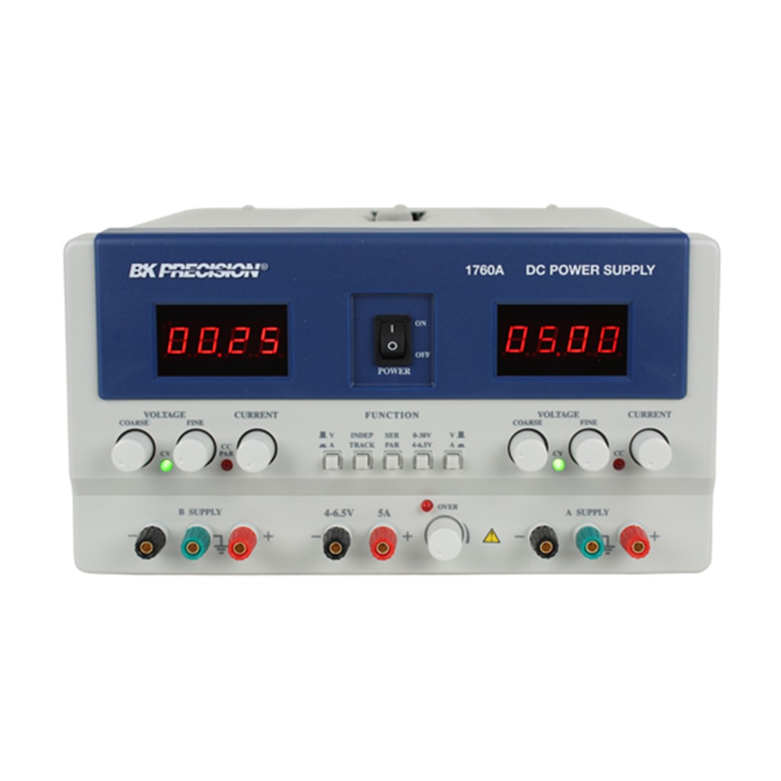 BK PRECISION 1760A 3채널 DC파워서플라이 30V/2Ax 2채널(가변), 6.5V/5A x 1채널(가변)