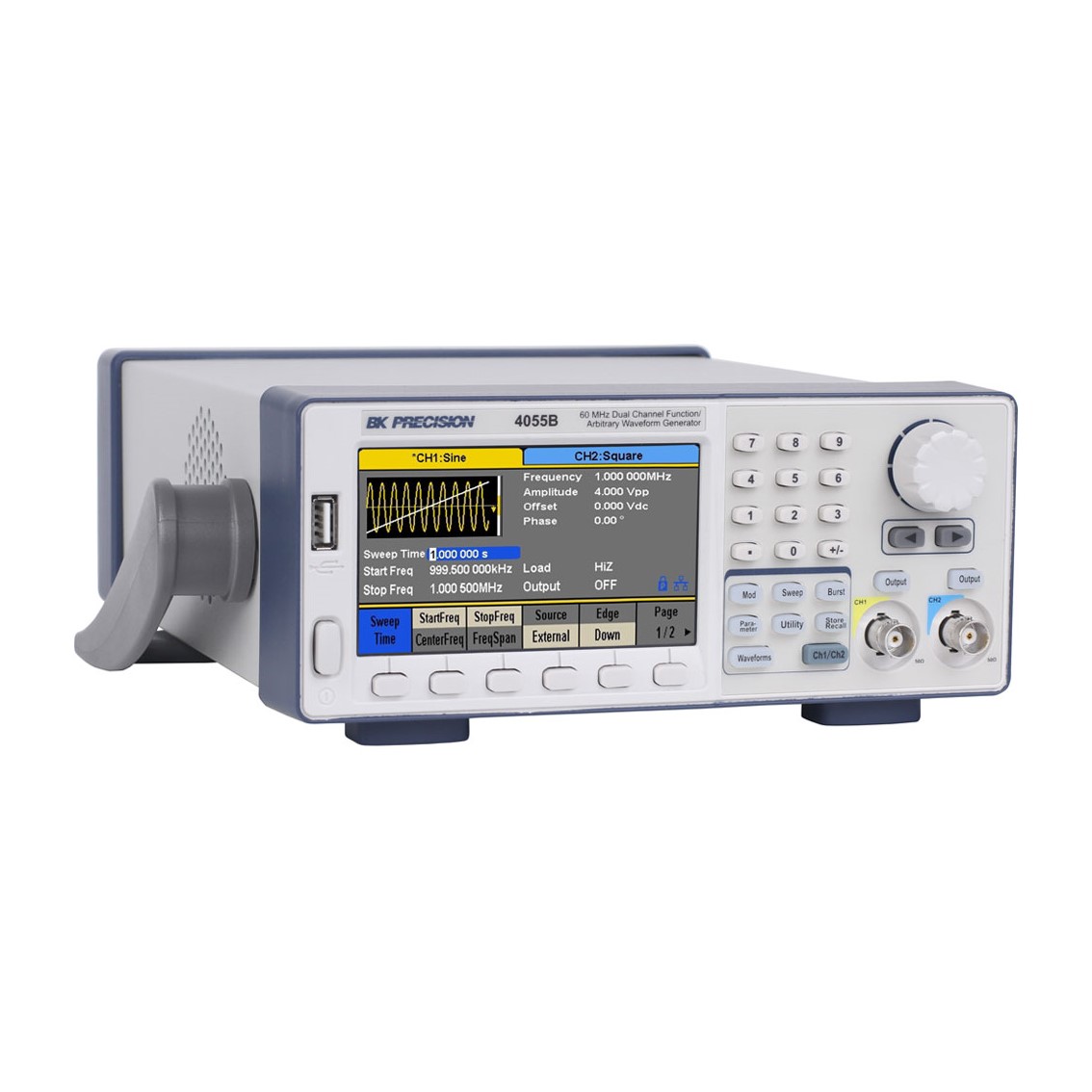 BK PRECISION 4054B 30MHz, 2채널 함수발생기, 임의파형발생기