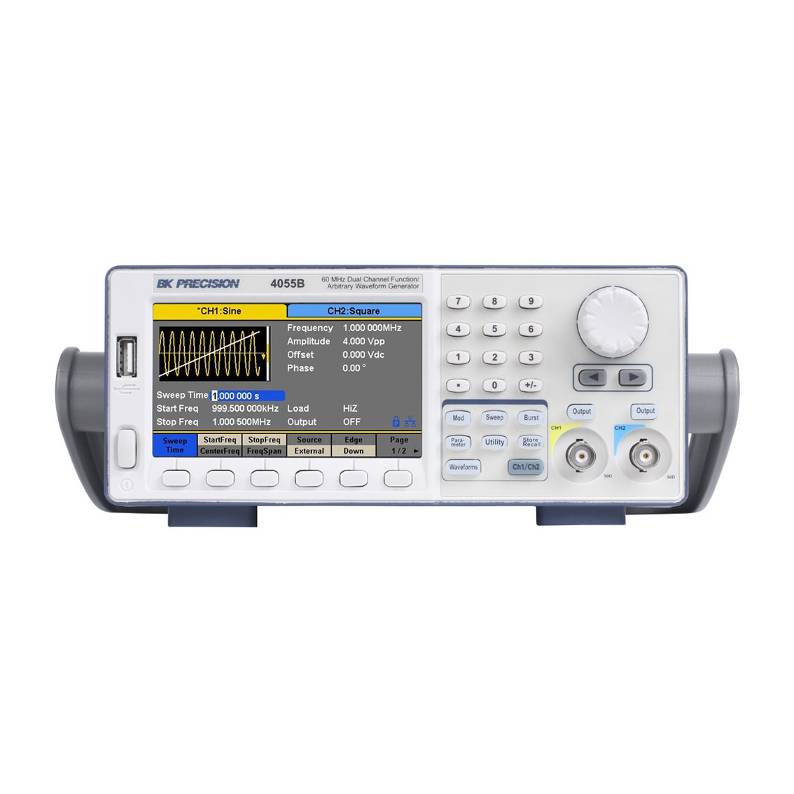 BK PRECISION 4054B 30MHz, 2채널 함수발생기, 임의파형발생기