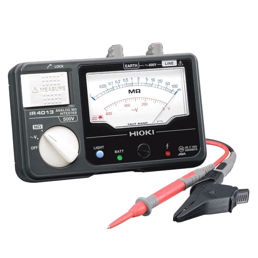 HIOKI IR4013-10 500V/100Mohm, 아날로그 메가옴 하이테스터