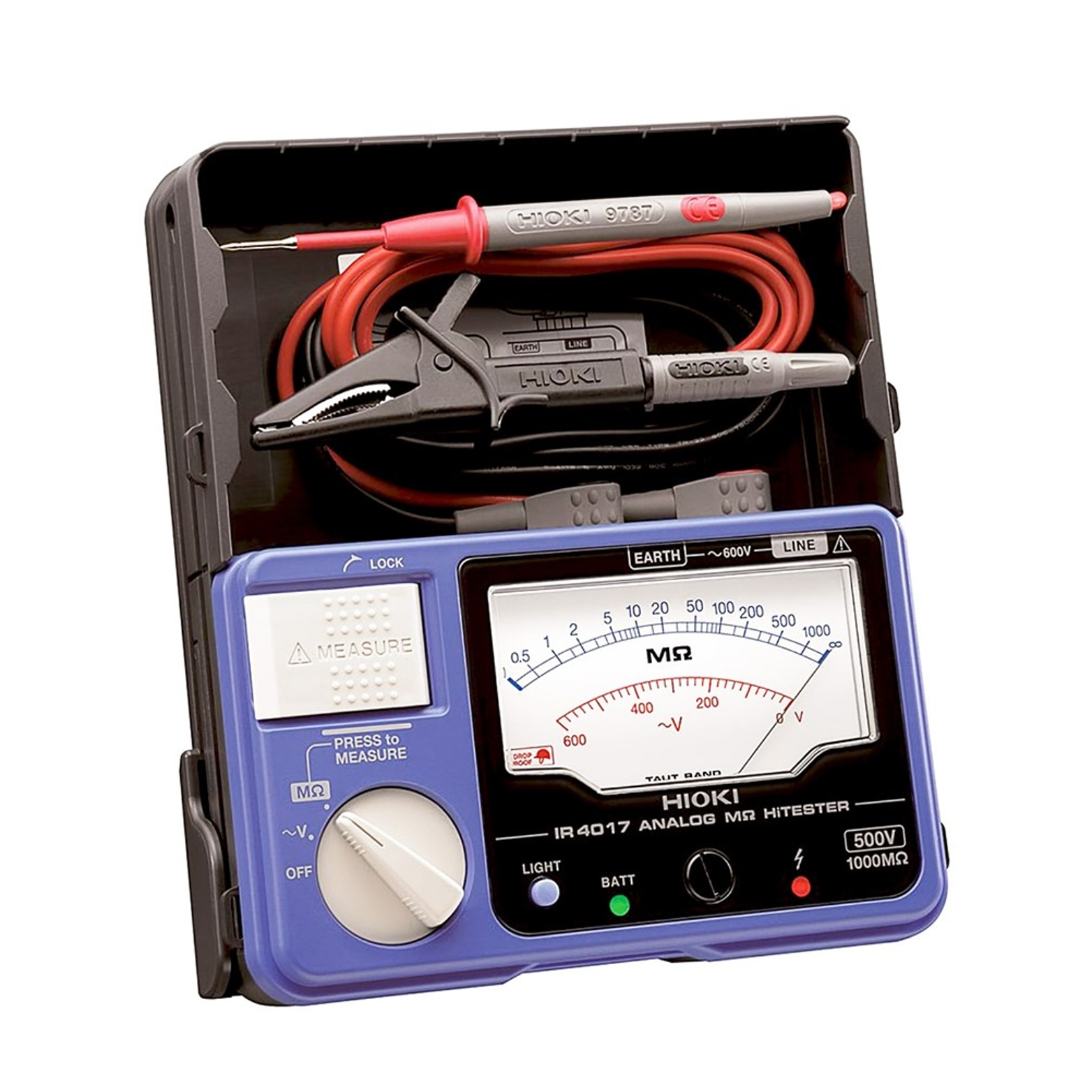 HIOKI IR4017-20 500V/1000Mohm, 아날로그 메가옴 하이테스터