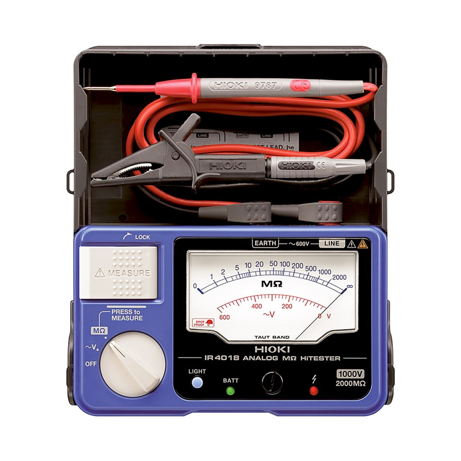 HIOKI IR4018-20 1000V/2000Mohm, 아날로그 메가옴 하이테스터