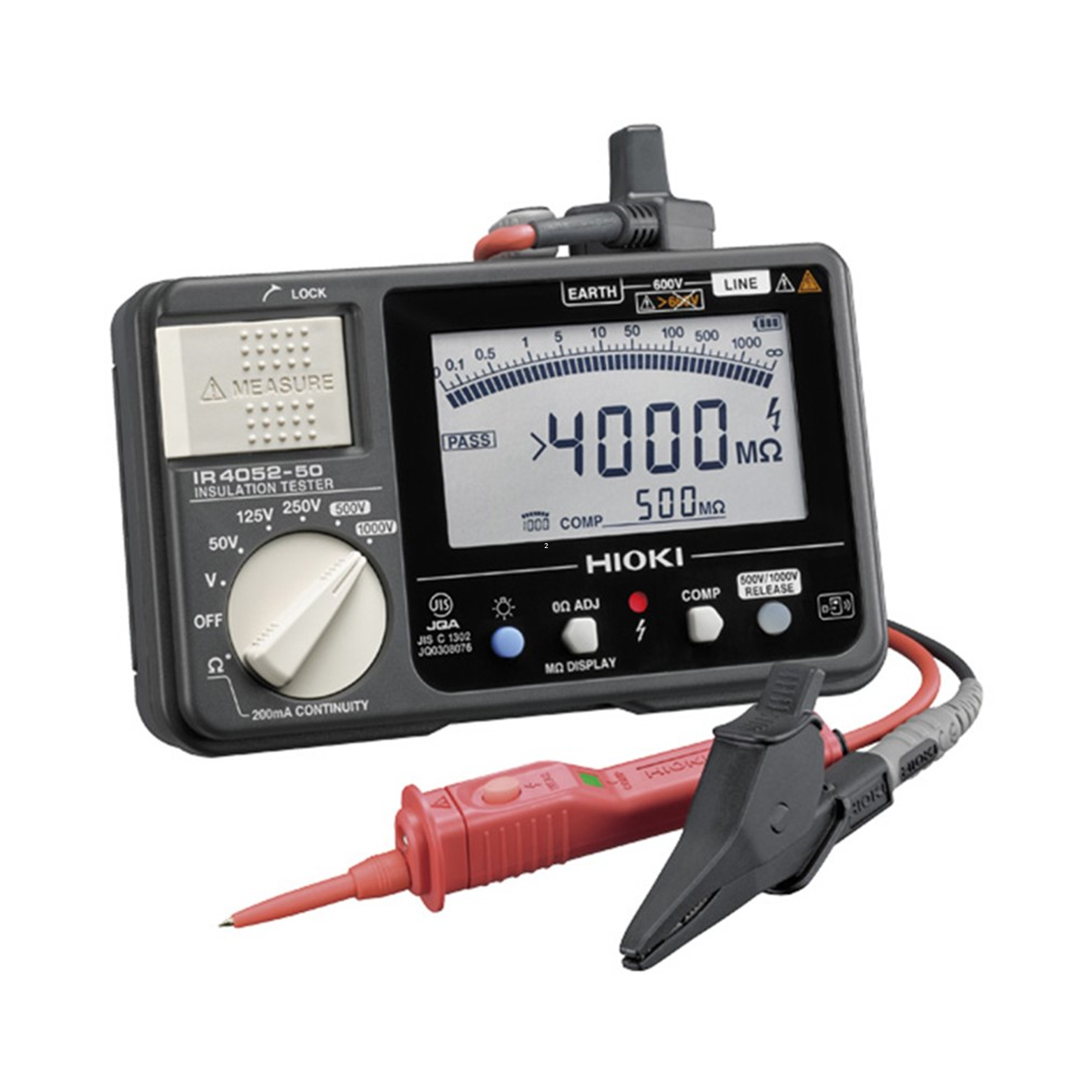 HIOKI IR4052-51 50~1000V, 디지털 절연저항계, Digital Insulation Tester