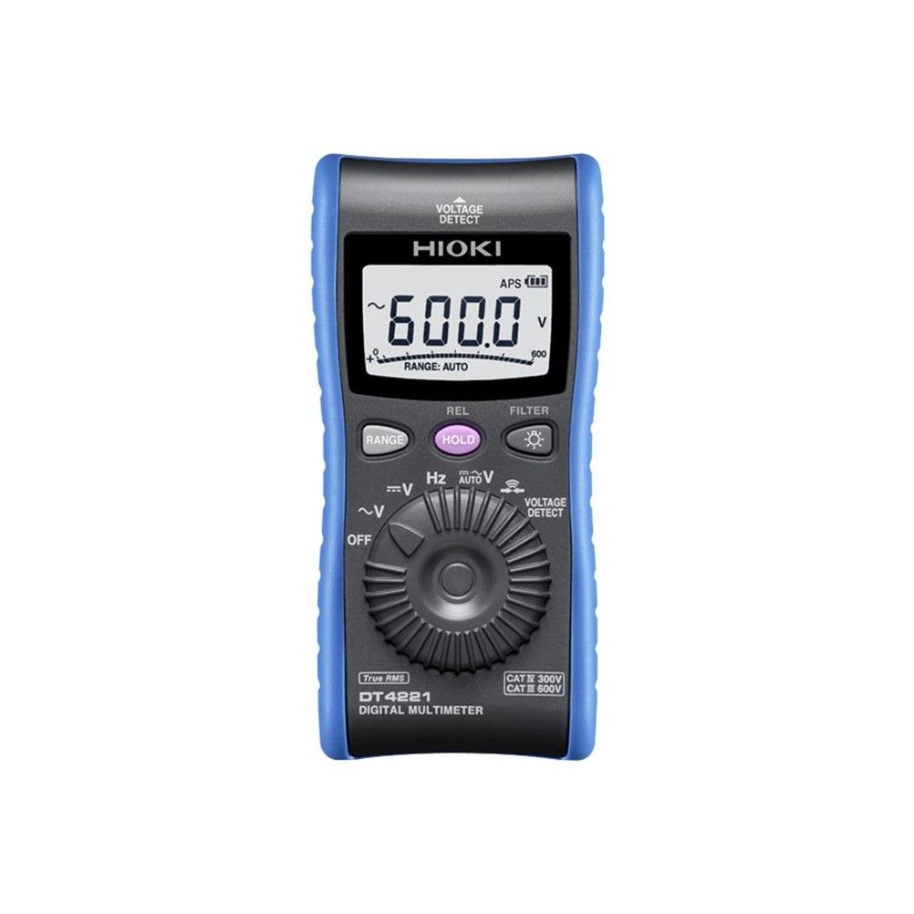 HIOKI DT4221-20 6000 Count, 디지털 멀티미터, DIGITAL MULTIMETER 단종 (대체품: DT4223-20)